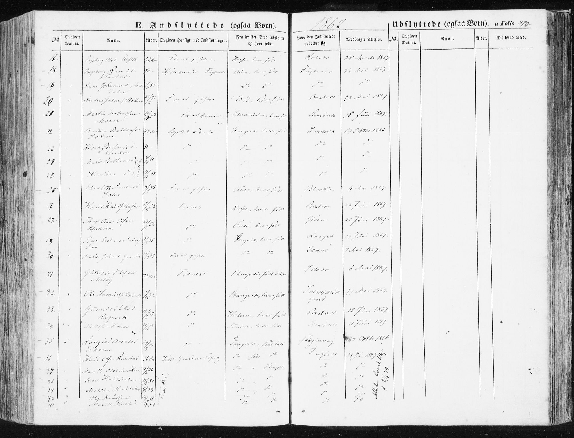 Ministerialprotokoller, klokkerbøker og fødselsregistre - Møre og Romsdal, AV/SAT-A-1454/581/L0937: Parish register (official) no. 581A05, 1853-1872, p. 370