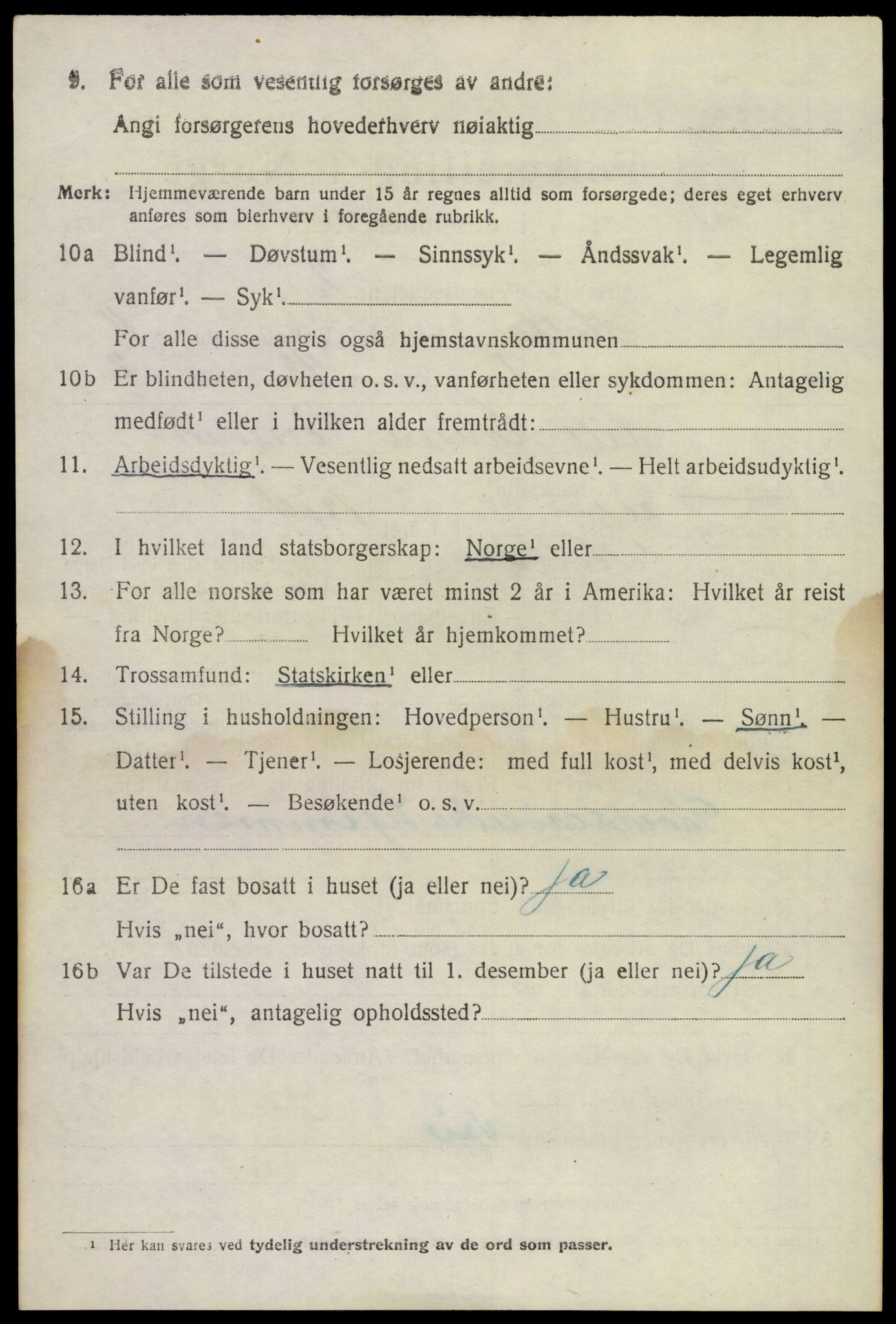 SAKO, 1920 census for Holla, 1920, p. 7122