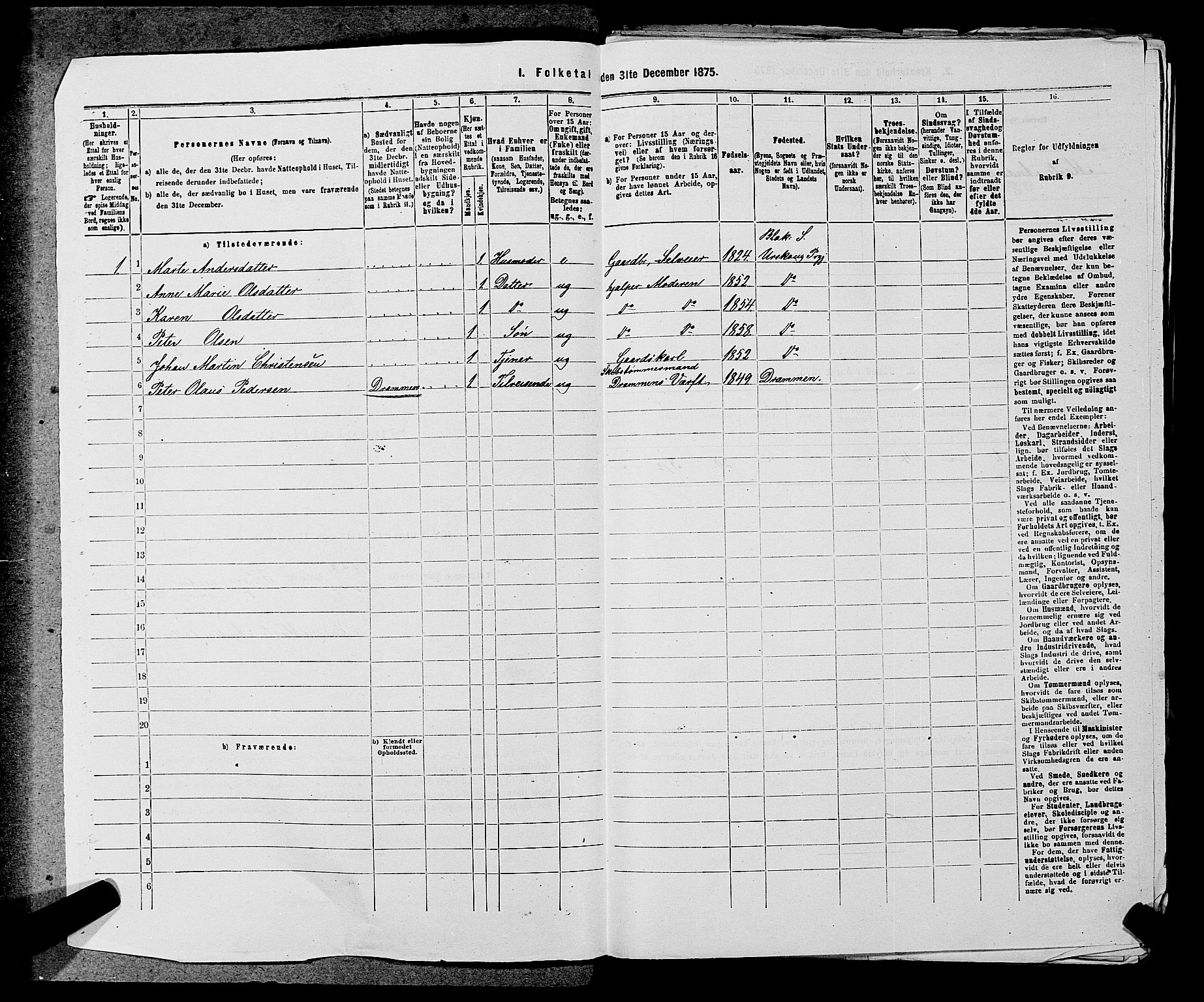 RA, 1875 census for 0224P Aurskog, 1875, p. 1512