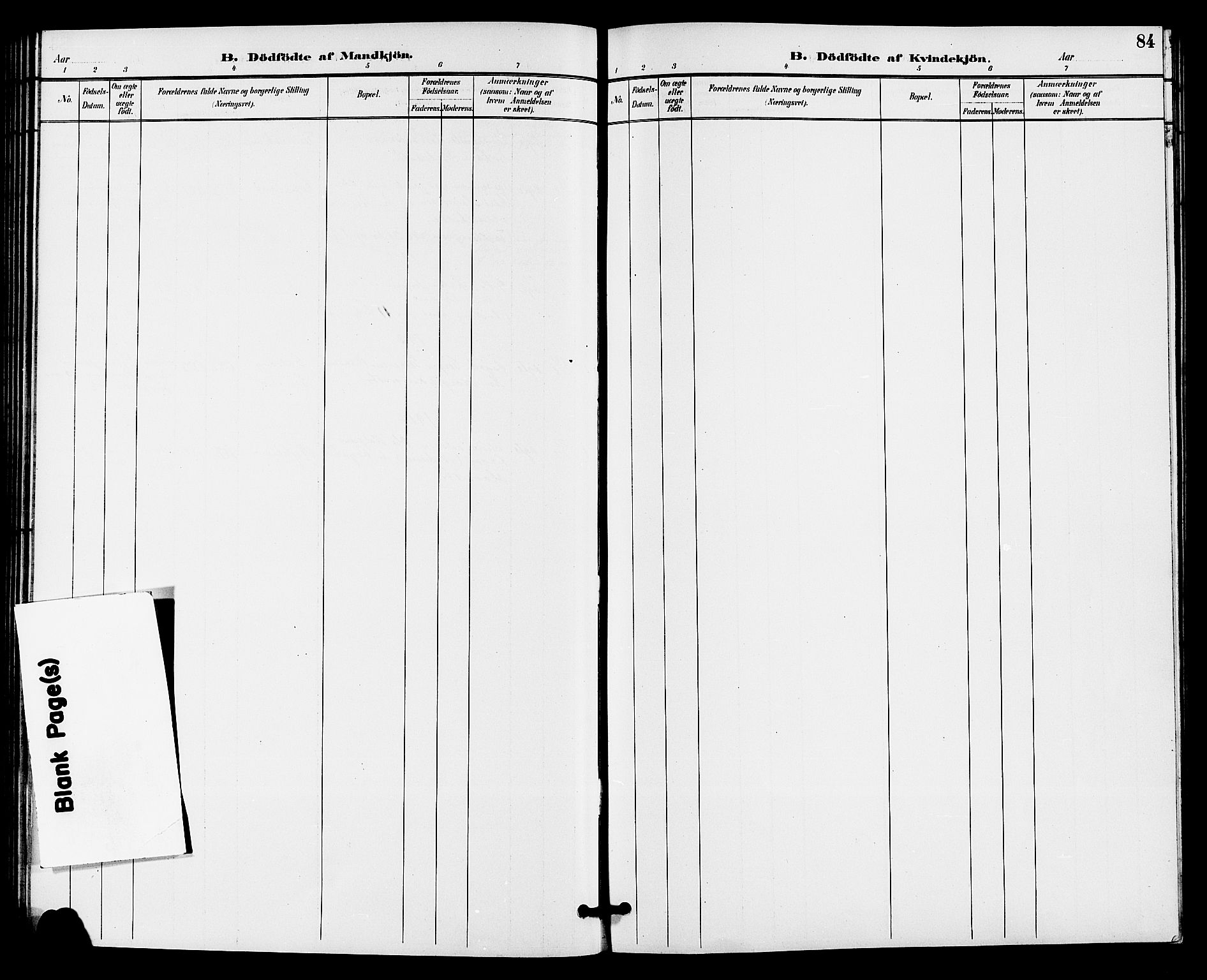 Gransherad kirkebøker, SAKO/A-267/G/Ga/L0003: Parish register (copy) no. I 3, 1887-1915, p. 84
