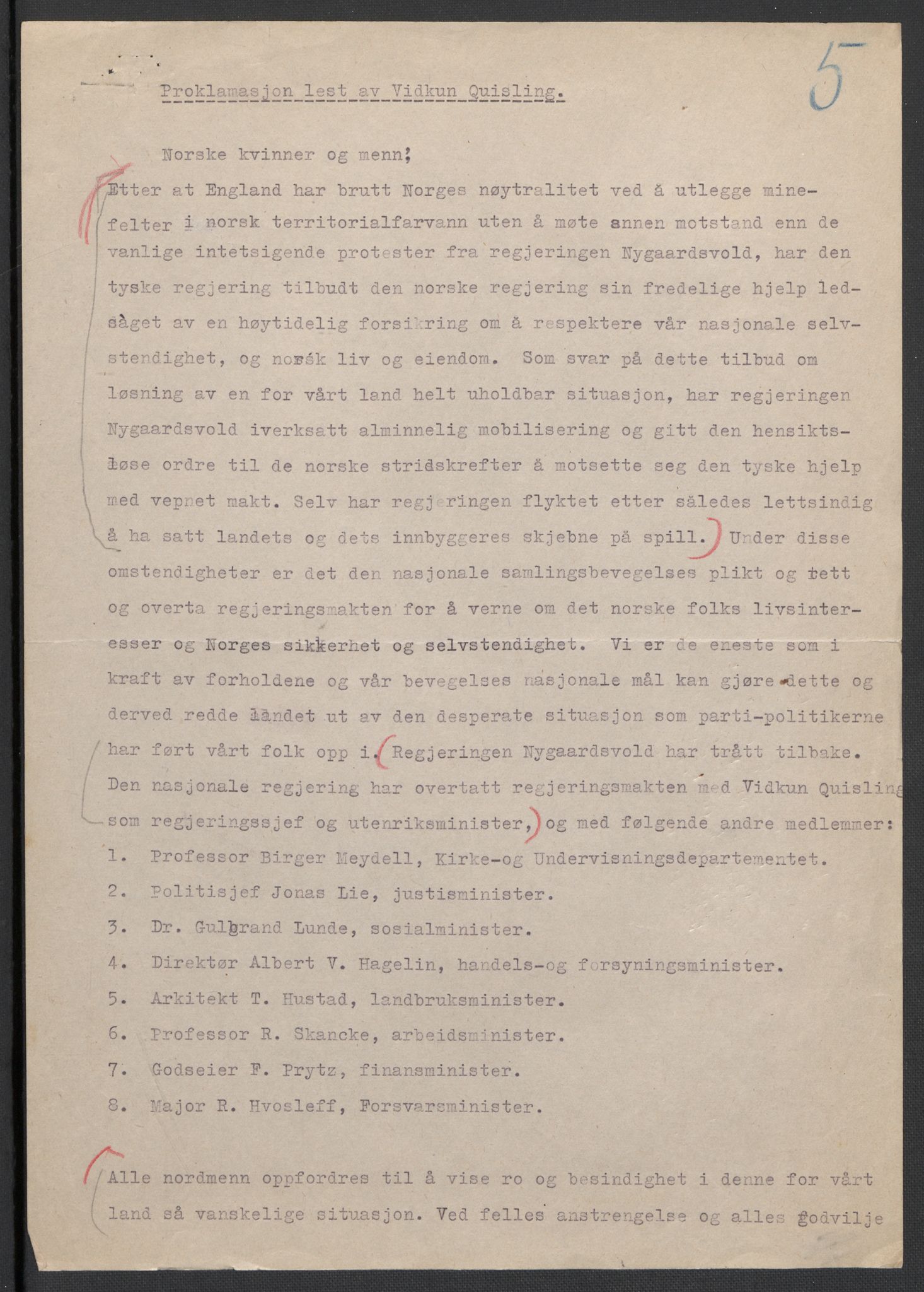 Landssvikarkivet, Oslo politikammer, AV/RA-S-3138-01/D/Da/L0003: Dnr. 29, 1945, p. 269