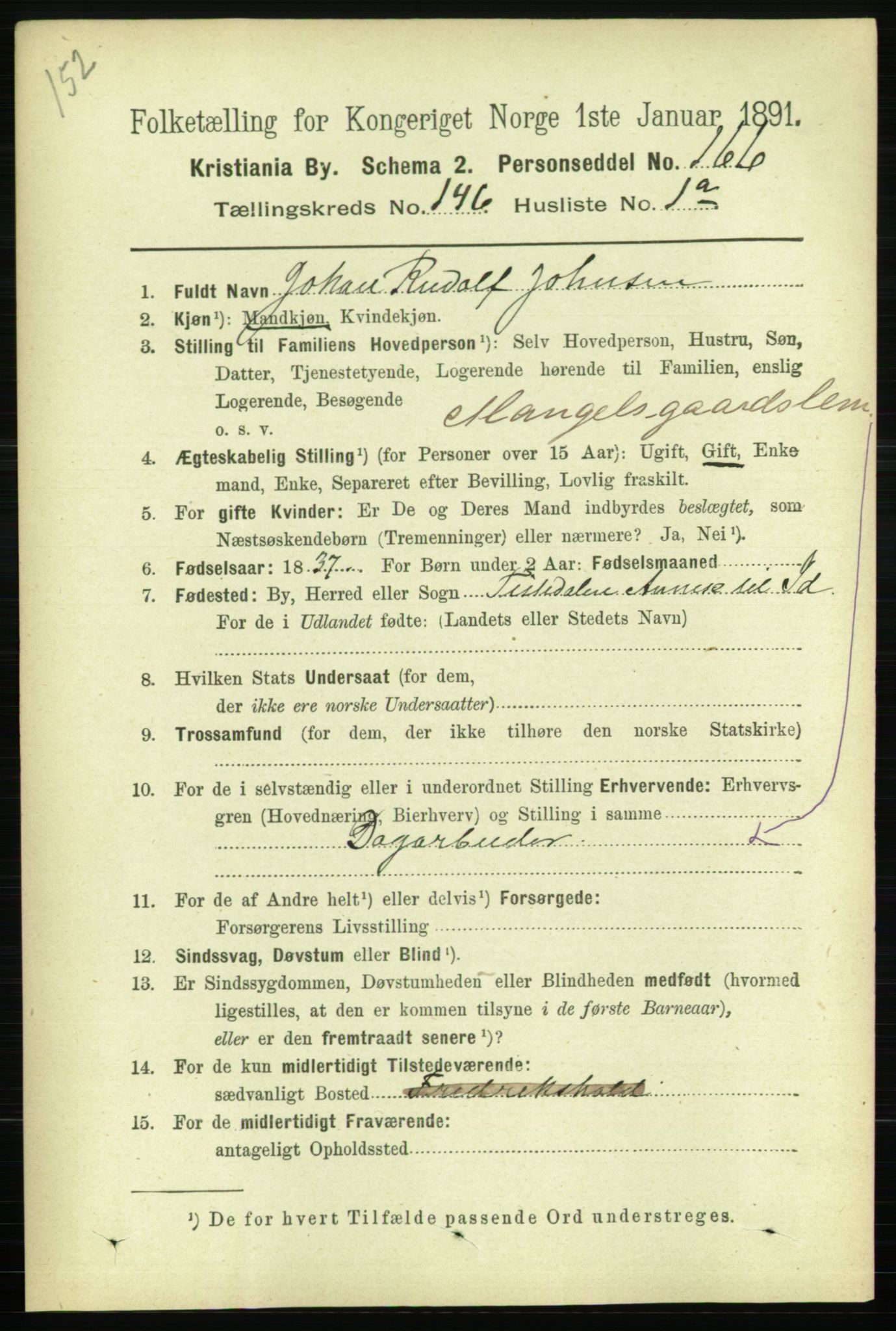 RA, 1891 census for 0301 Kristiania, 1891, p. 80316