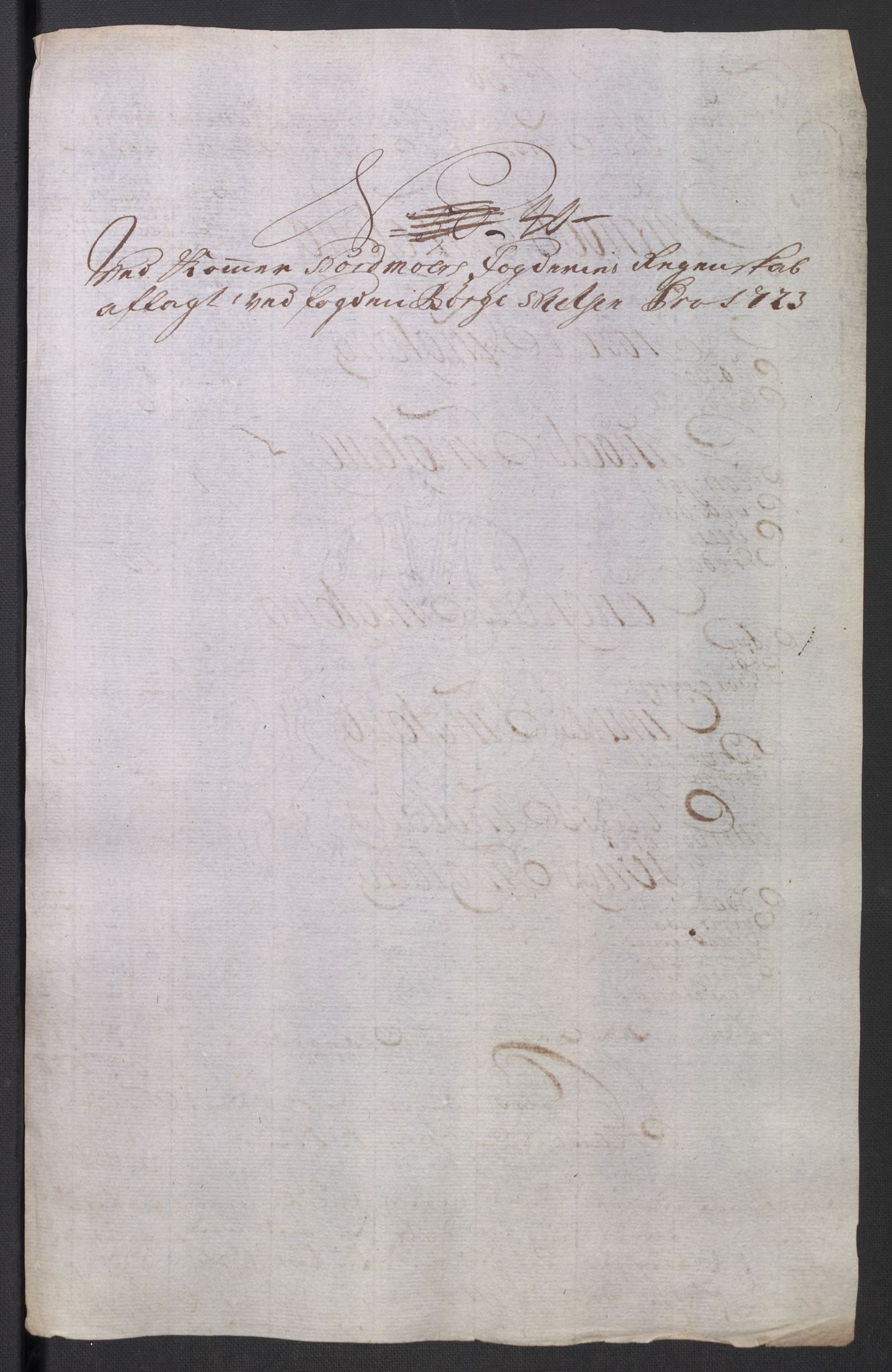Rentekammeret inntil 1814, Reviderte regnskaper, Fogderegnskap, RA/EA-4092/R56/L3756: Fogderegnskap Nordmøre, 1723, p. 269