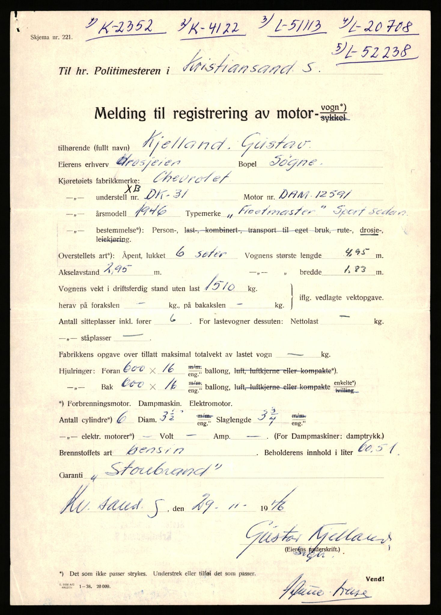 Stavanger trafikkstasjon, AV/SAST-A-101942/0/F/L0037: L-20500 - L-21499, 1930-1971, p. 741