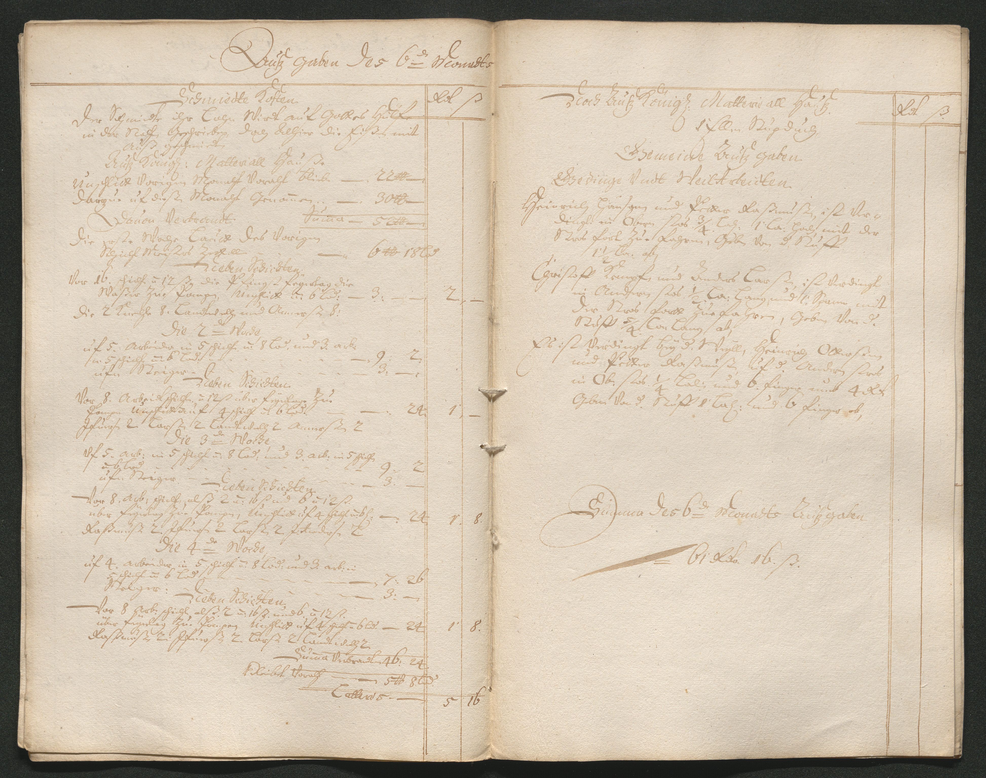 Kongsberg Sølvverk 1623-1816, AV/SAKO-EA-3135/001/D/Dc/Dcd/L0065: Utgiftsregnskap for gruver m.m. , 1687, p. 11