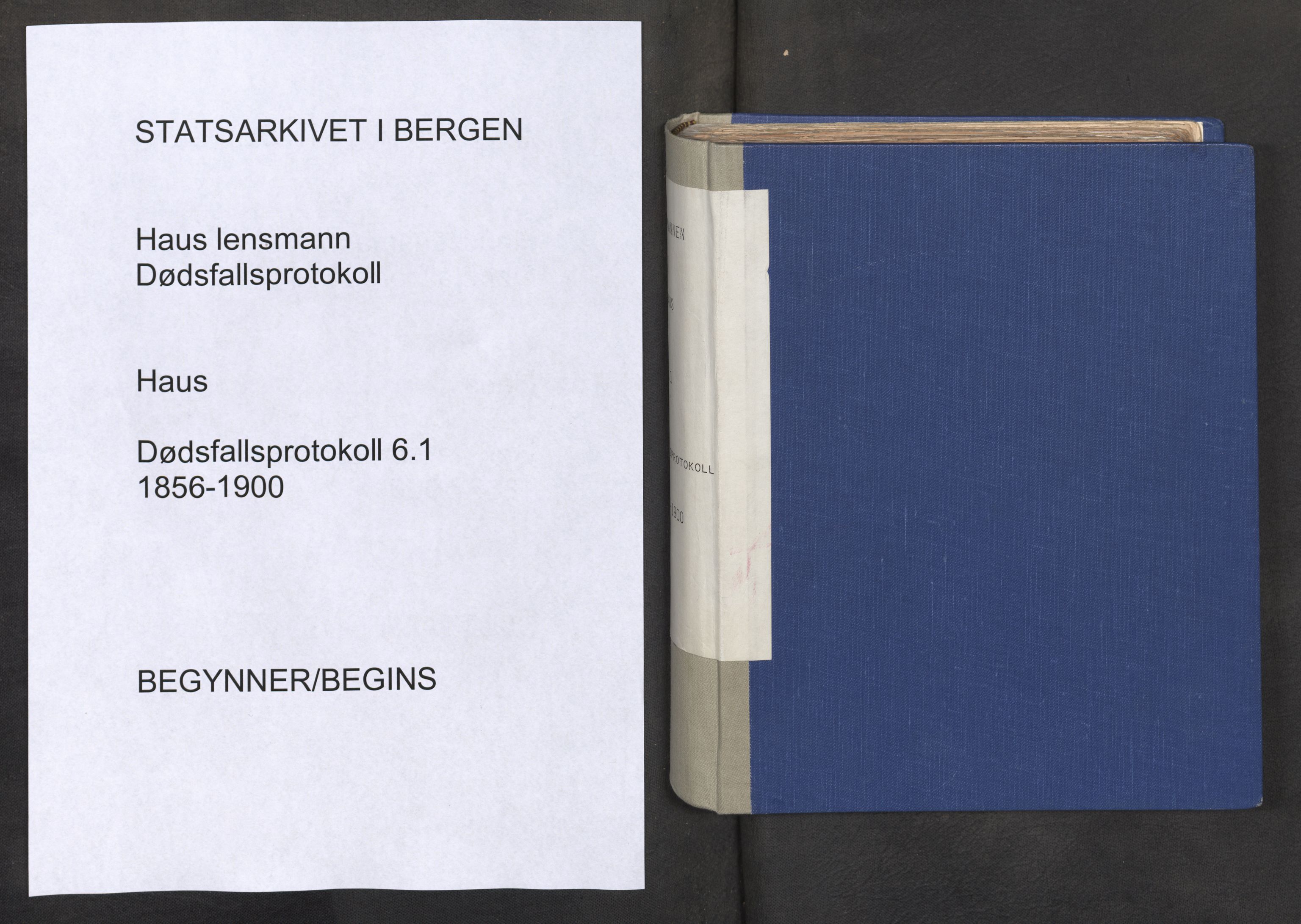Lensmannen i Haus, SAB/A-32701/0006/L0001: Dødsfallprotokoll, 1856-1900