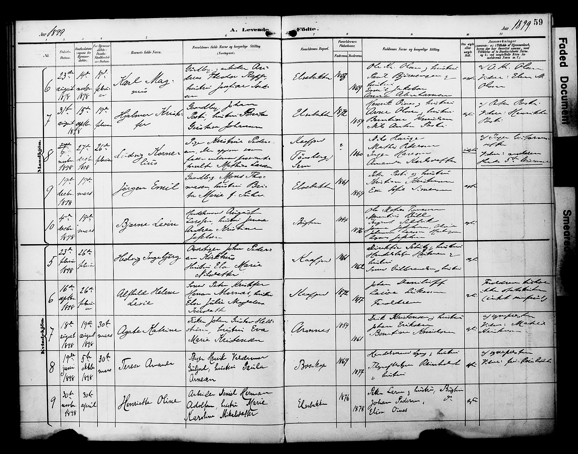 Alta sokneprestkontor, SATØ/S-1338/H/Ha/L0003.kirke: Parish register (official) no. 3, 1892-1904, p. 59
