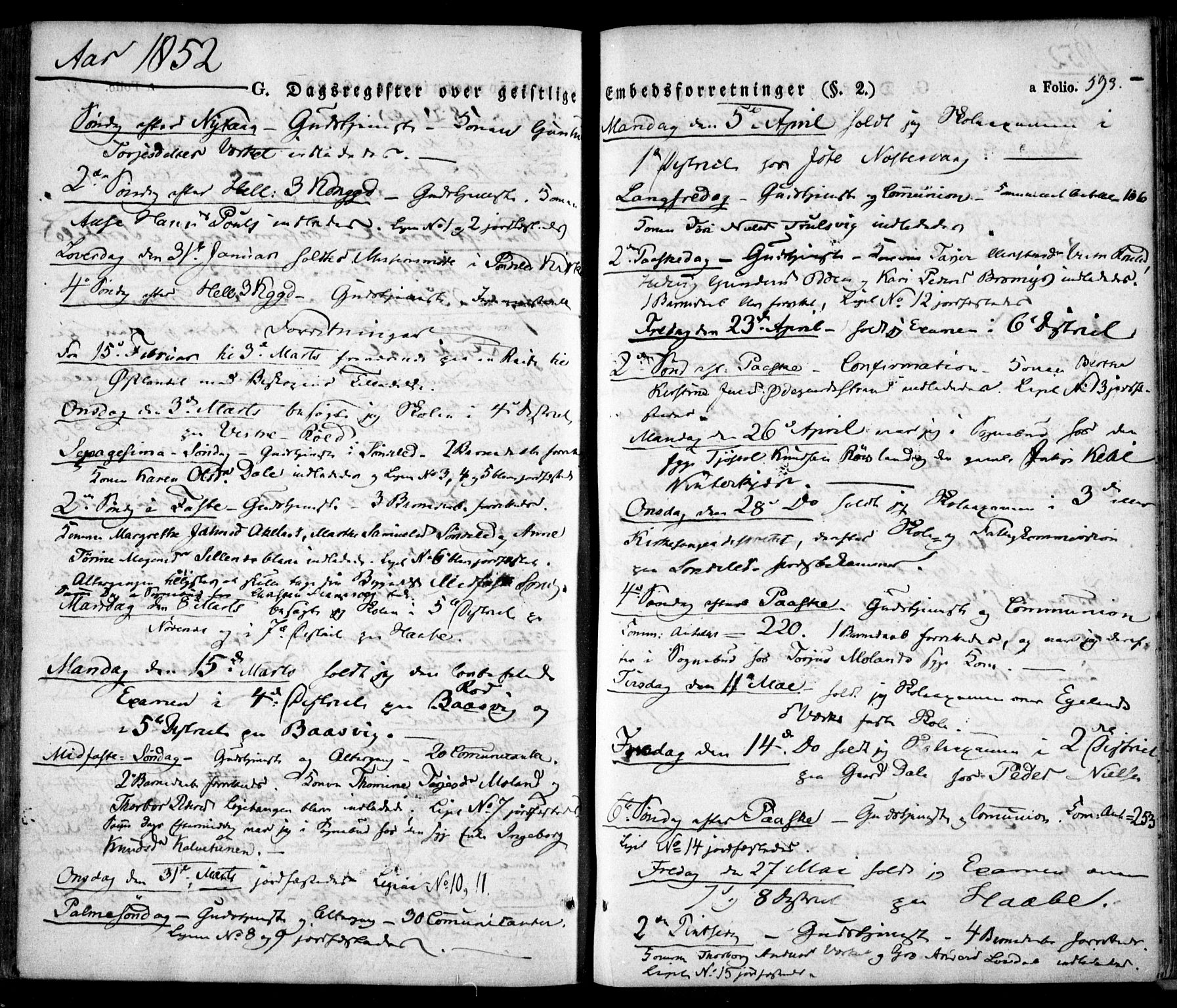 Søndeled sokneprestkontor, AV/SAK-1111-0038/F/Fa/L0002: Parish register (official) no. A 2, 1839-1860, p. 593