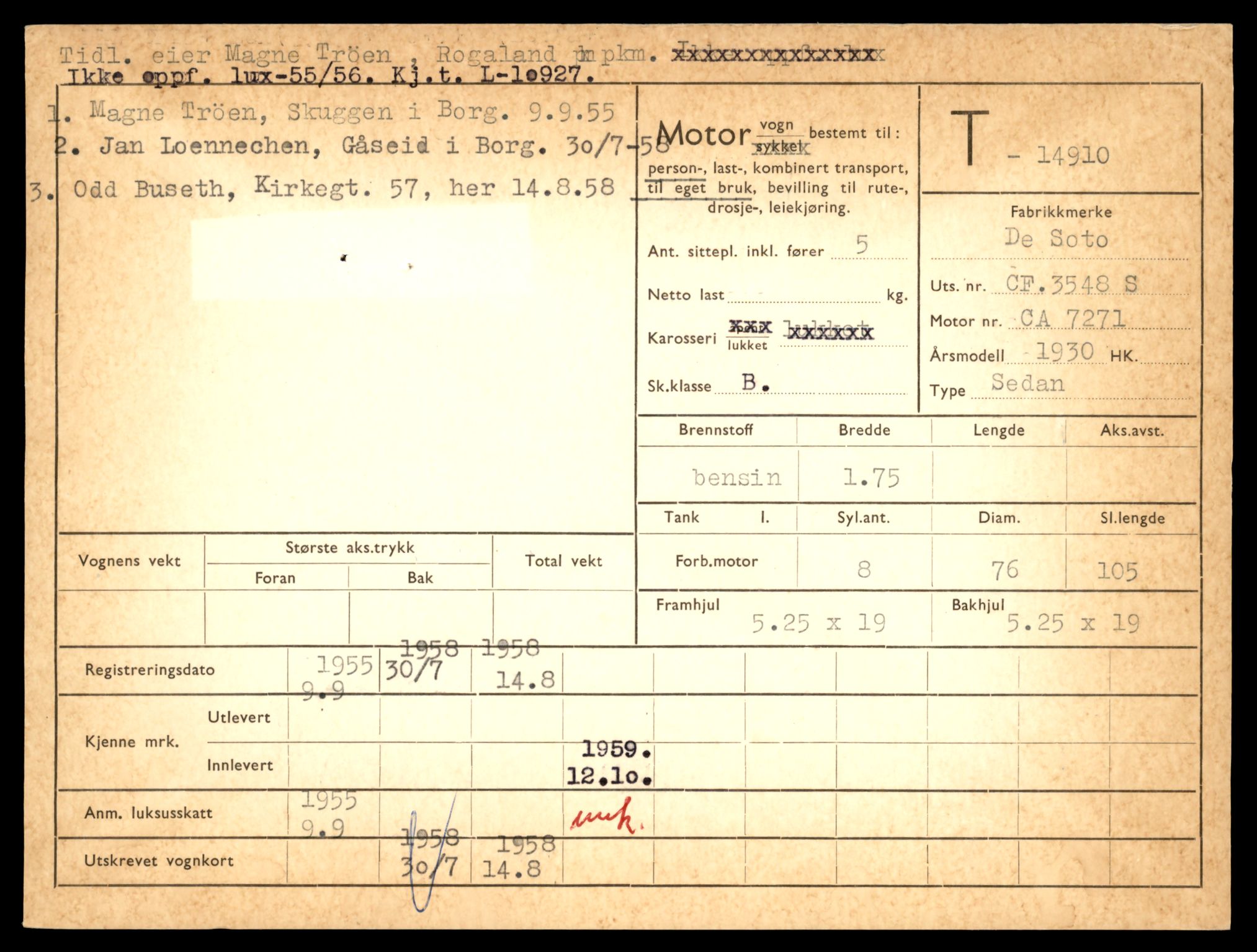 Møre og Romsdal vegkontor - Ålesund trafikkstasjon, AV/SAT-A-4099/F/Fe/L0049: Registreringskort for kjøretøy T 14864 - T 18613, 1927-1998, p. 1091
