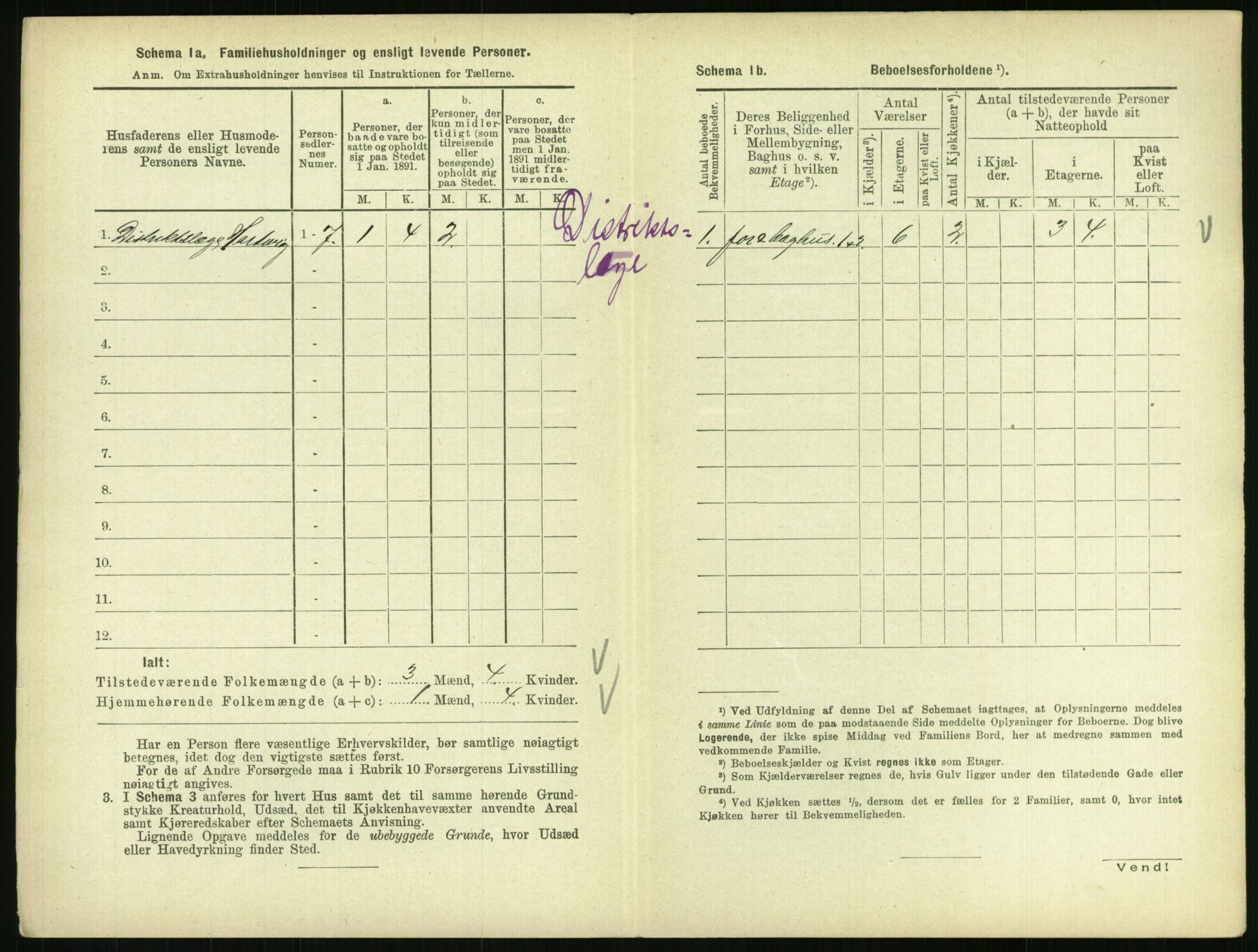 RA, 1891 census for 0801 Kragerø, 1891, p. 803