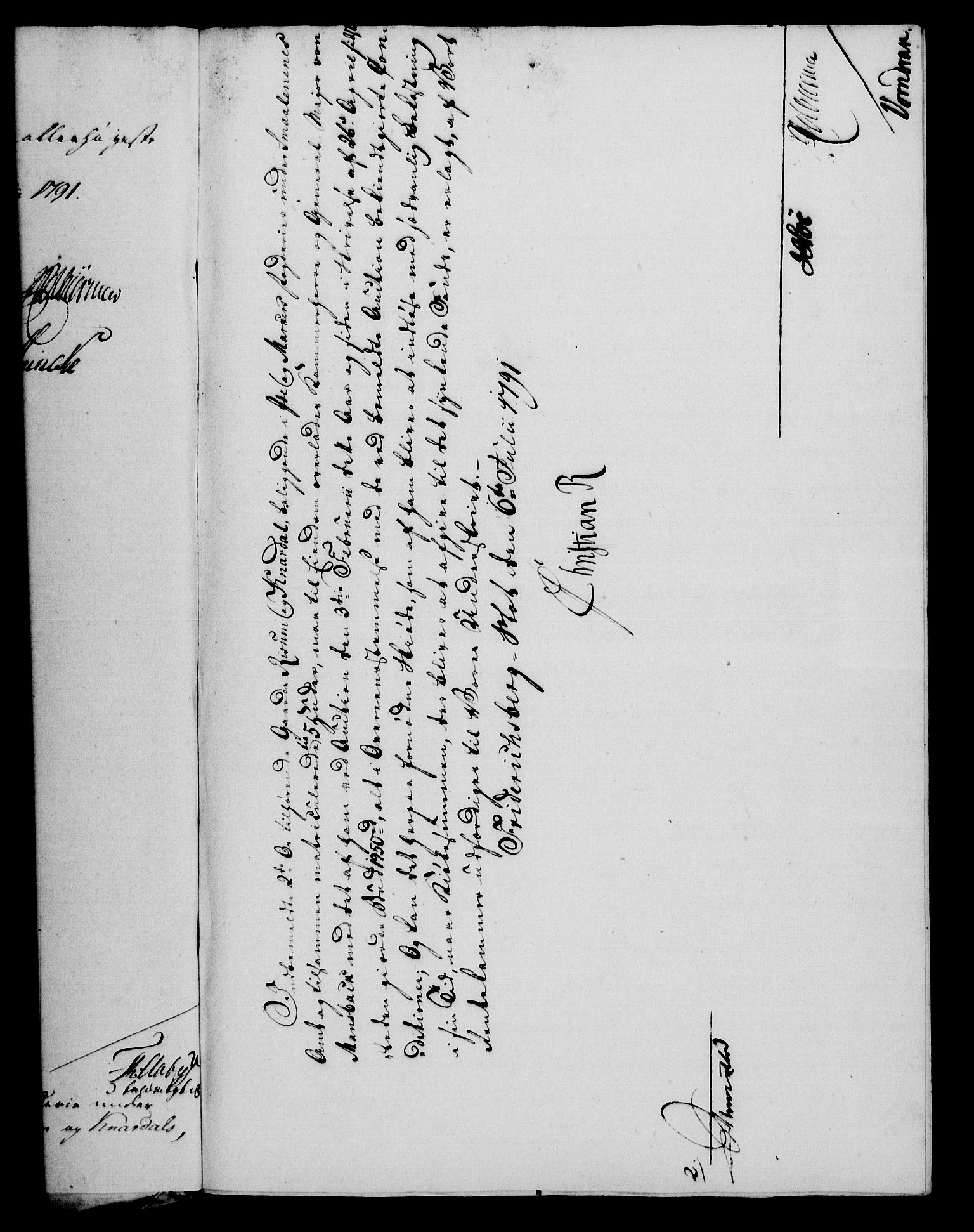 Rentekammeret, Kammerkanselliet, RA/EA-3111/G/Gf/Gfa/L0073: Norsk relasjons- og resolusjonsprotokoll (merket RK 52.73), 1791, p. 265