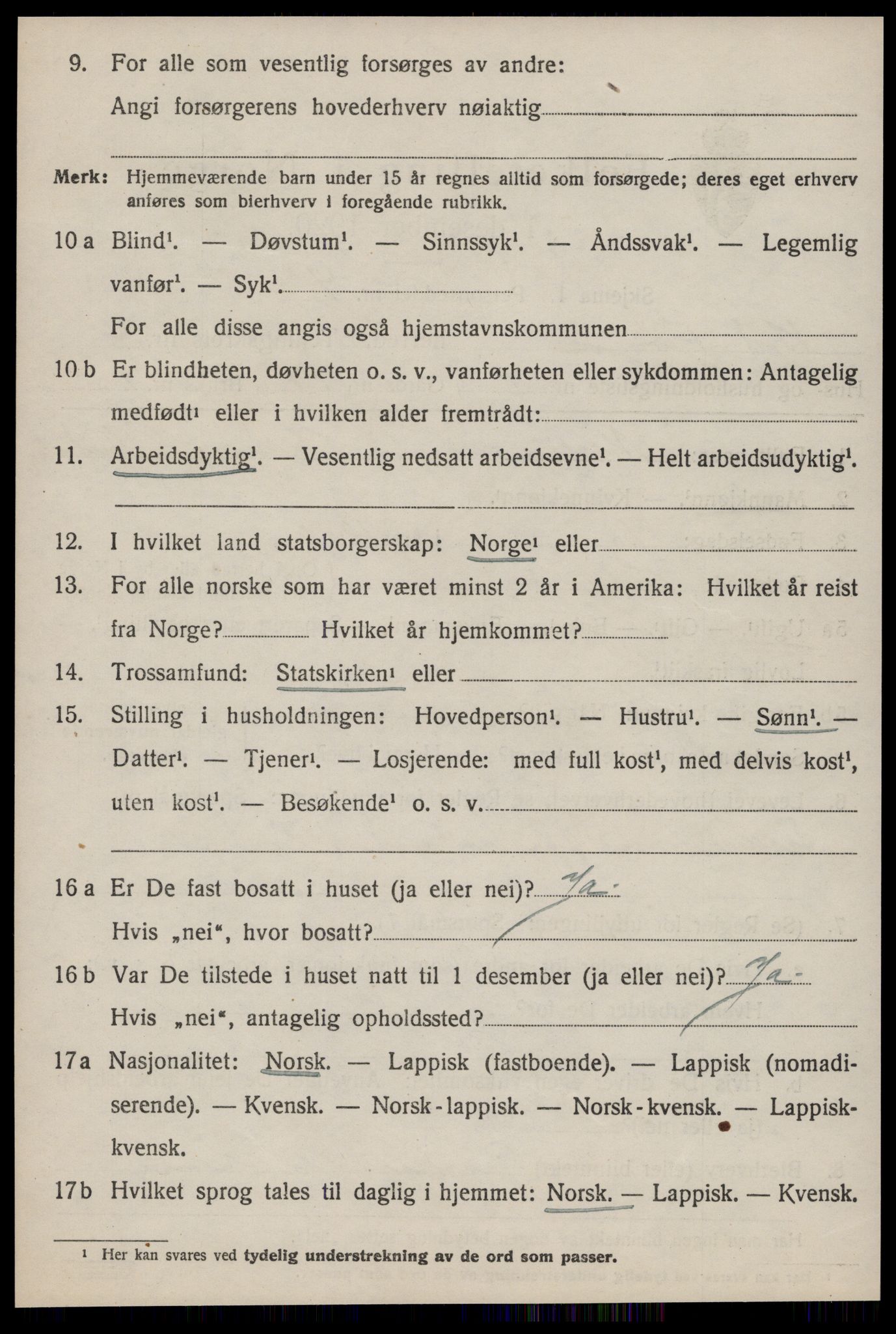 SAT, 1920 census for Nord-Frøya, 1920, p. 8172