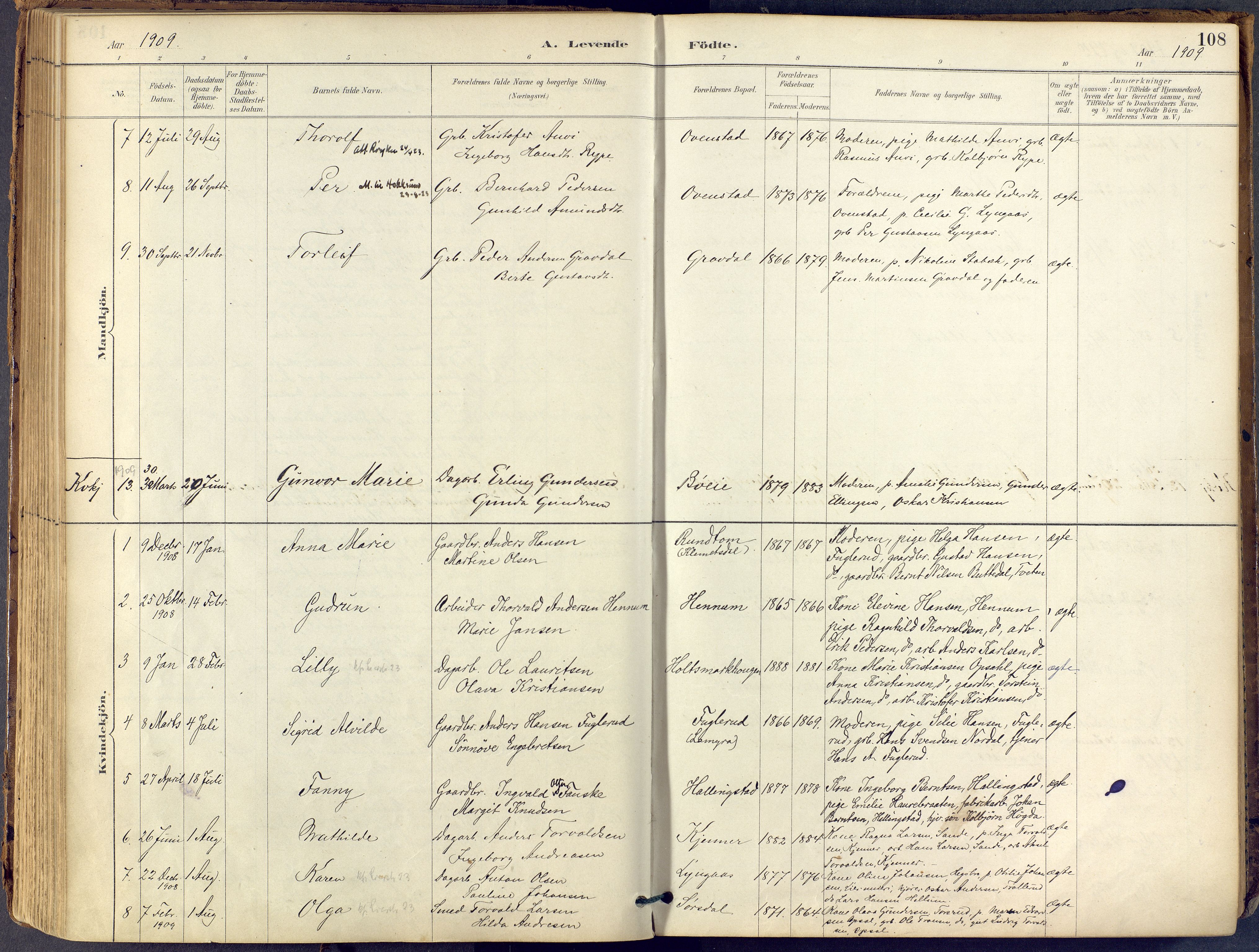 Lier kirkebøker, AV/SAKO-A-230/F/Fb/L0001: Parish register (official) no. II 1, 1883-1910, p. 108