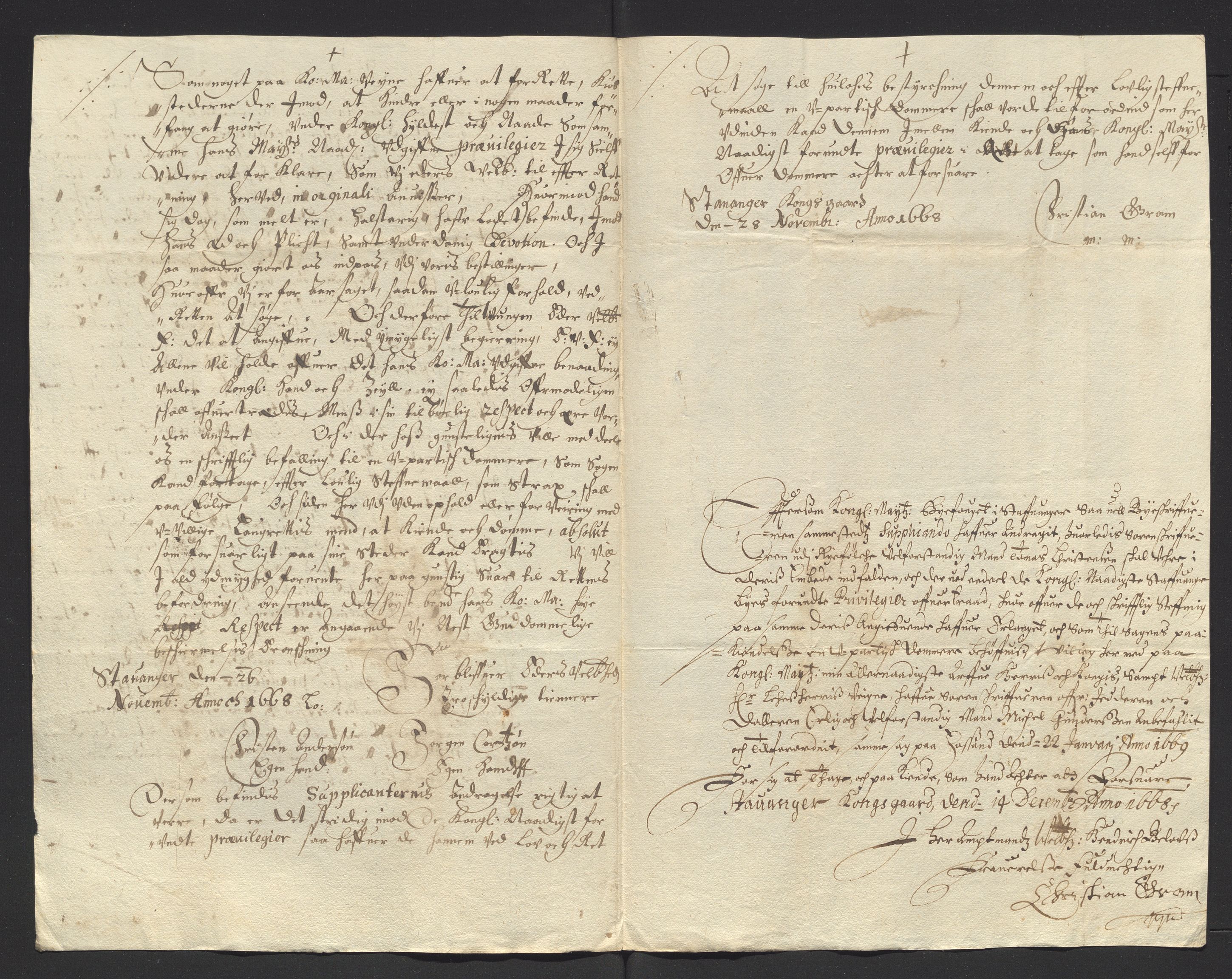 Stavanger len, AV/SAST-A-101870/Ob/L0041: Diverse, 1667-1670, p. 232