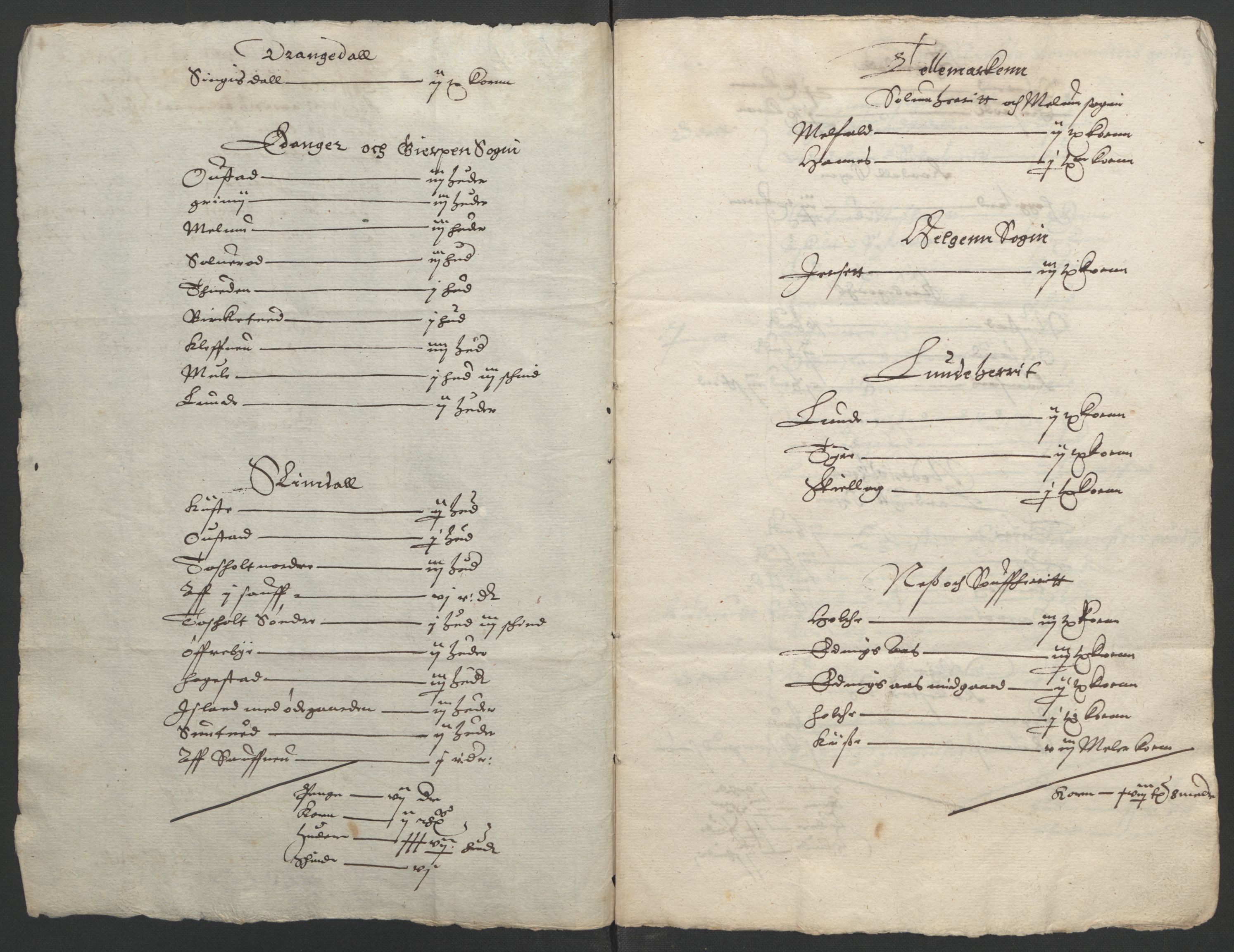 Stattholderembetet 1572-1771, AV/RA-EA-2870/Ek/L0009/0002: Jordebøker til utlikning av rosstjeneste 1624-1626: / Odelsjordebøker for Bratsberg len, 1624, p. 107