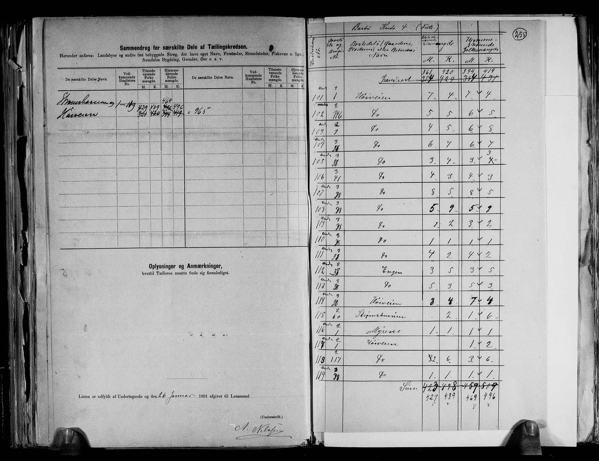 RA, 1891 census for 0990 Barbu, 1891, p. 13