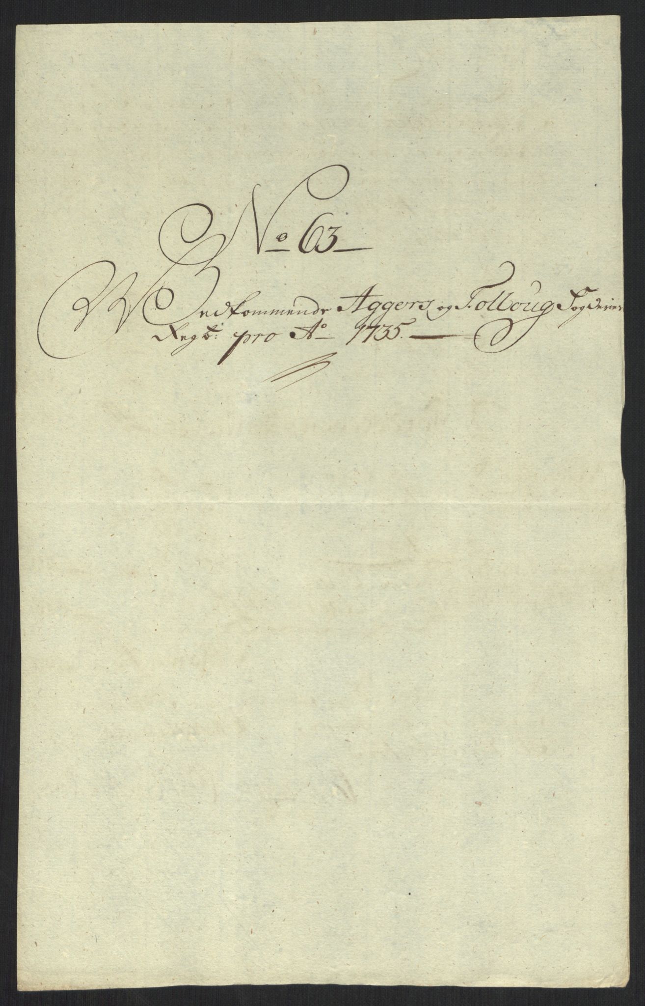 Rentekammeret inntil 1814, Reviderte regnskaper, Fogderegnskap, AV/RA-EA-4092/R10/L0474: Fogderegnskap Aker og Follo, 1735, p. 190