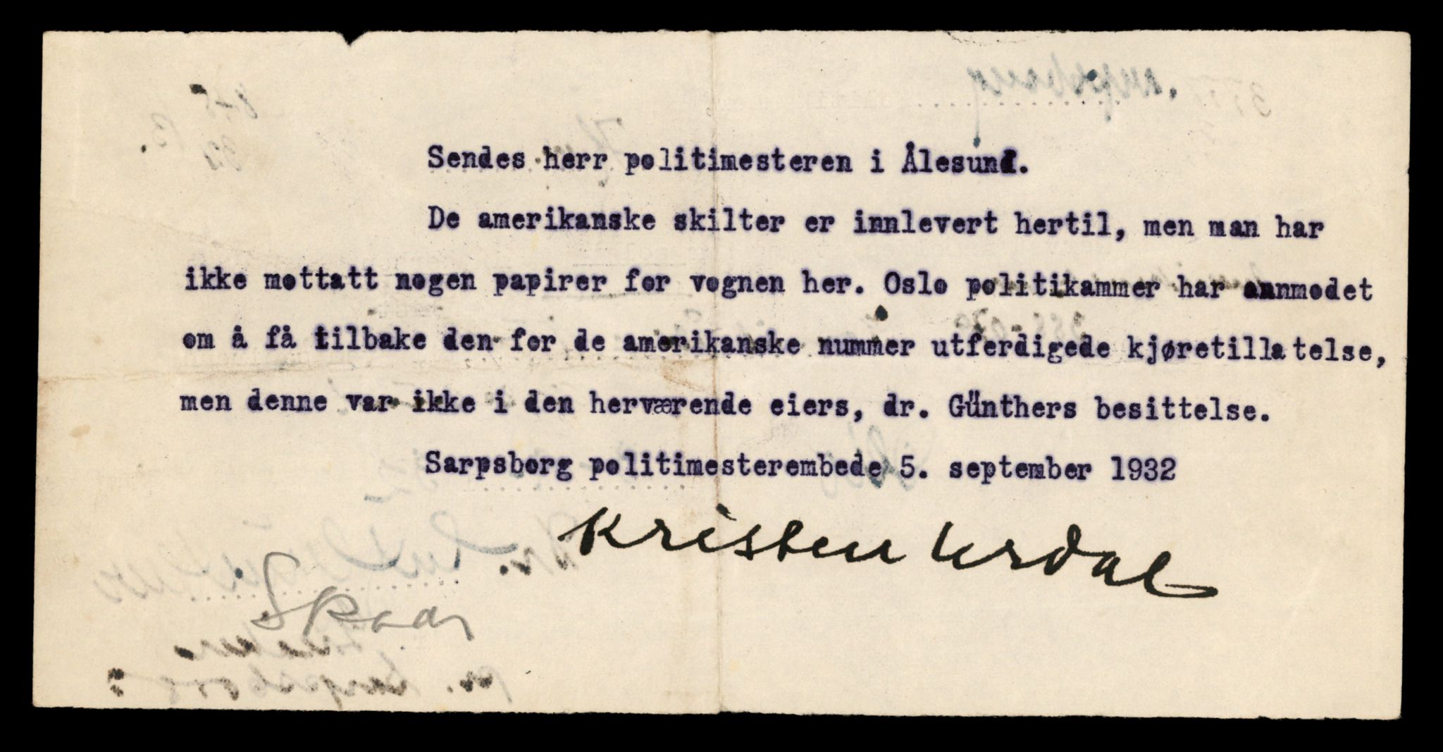 Møre og Romsdal vegkontor - Ålesund trafikkstasjon, SAT/A-4099/F/Fe/L0003: Registreringskort for kjøretøy T 232 - T 340, 1927-1998, p. 3086