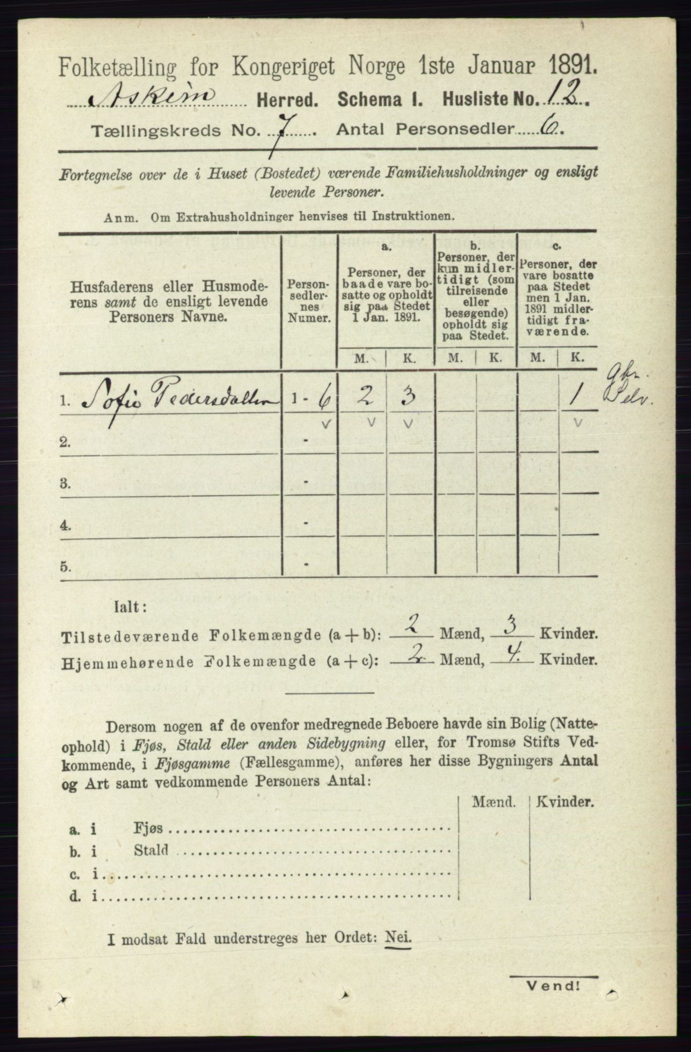 RA, 1891 census for 0124 Askim, 1891, p. 990