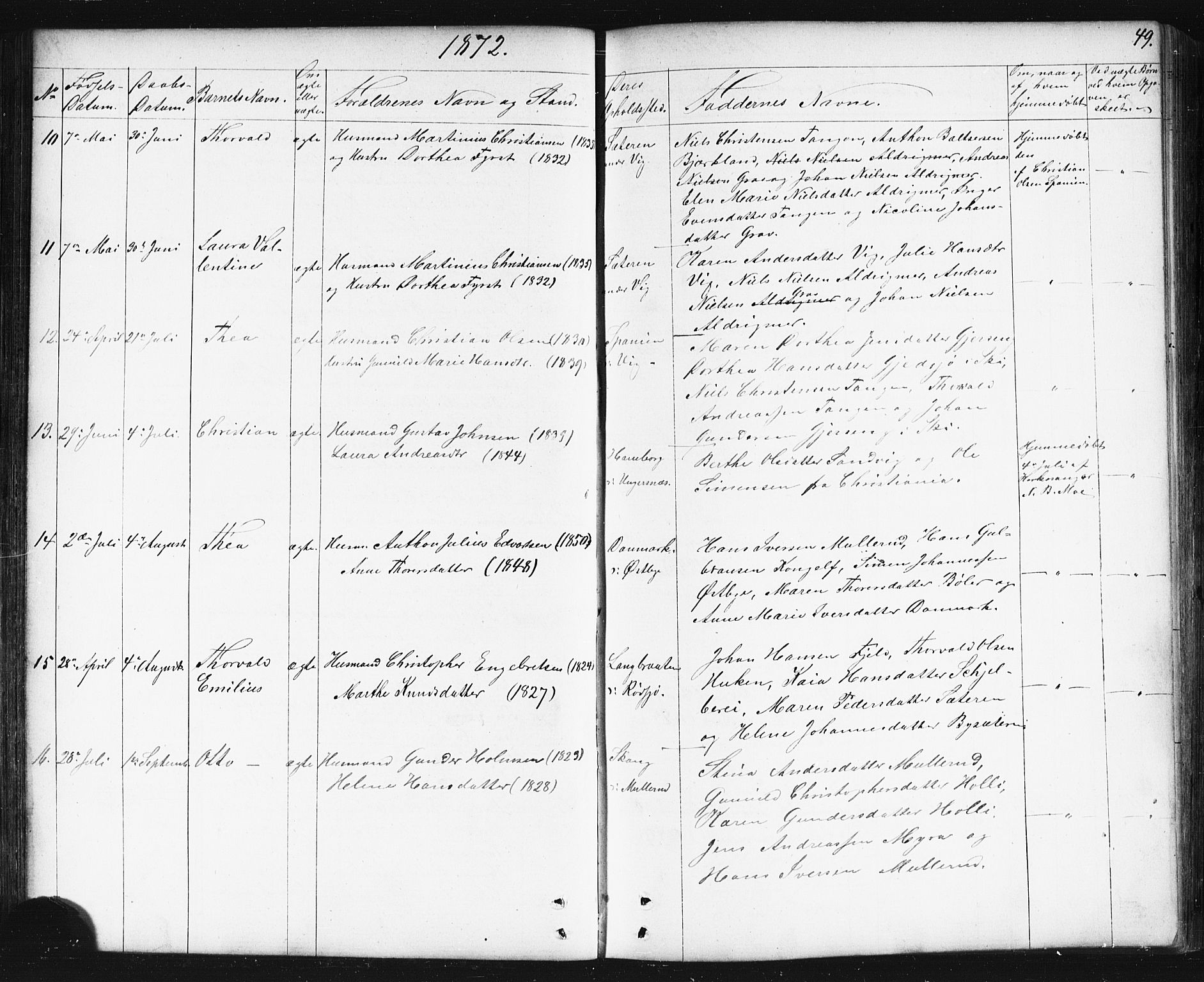 Enebakk prestekontor Kirkebøker, AV/SAO-A-10171c/G/Gb/L0001: Parish register (copy) no. II 1, 1859-1890, p. 49