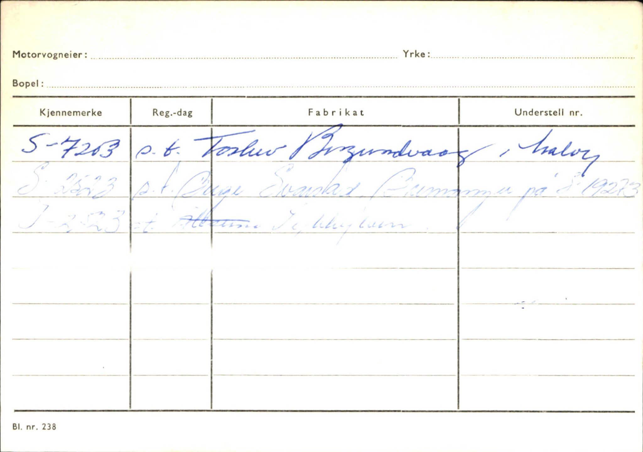 Statens vegvesen, Sogn og Fjordane vegkontor, SAB/A-5301/4/F/L0144: Registerkort Vågsøy A-R, 1945-1975, p. 212