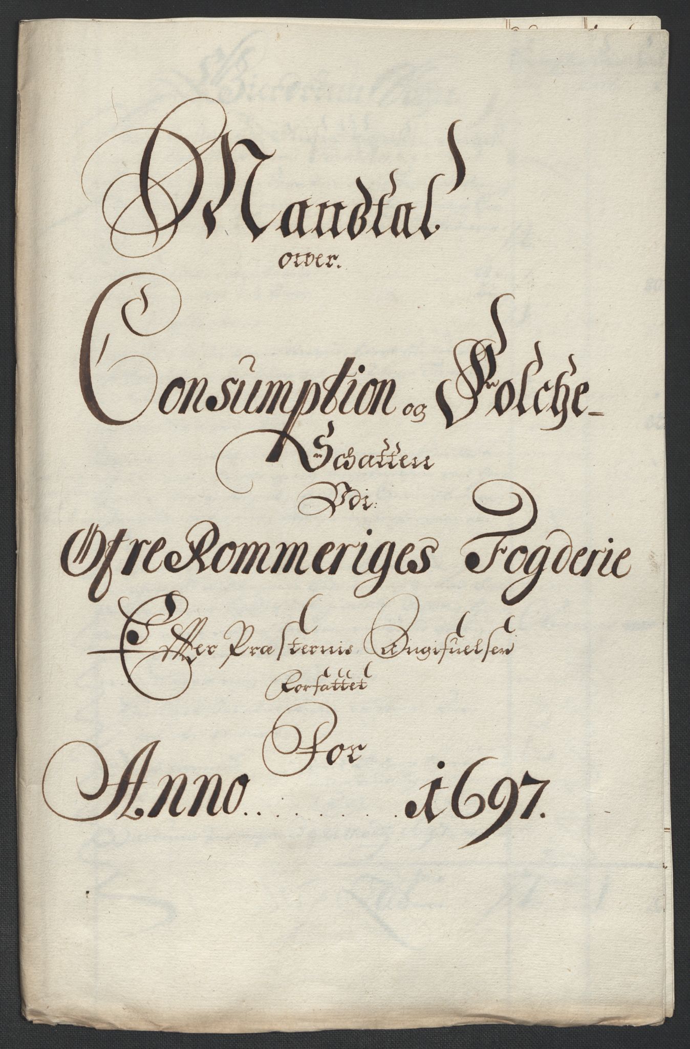 Rentekammeret inntil 1814, Reviderte regnskaper, Fogderegnskap, AV/RA-EA-4092/R12/L0709: Fogderegnskap Øvre Romerike, 1697, p. 280