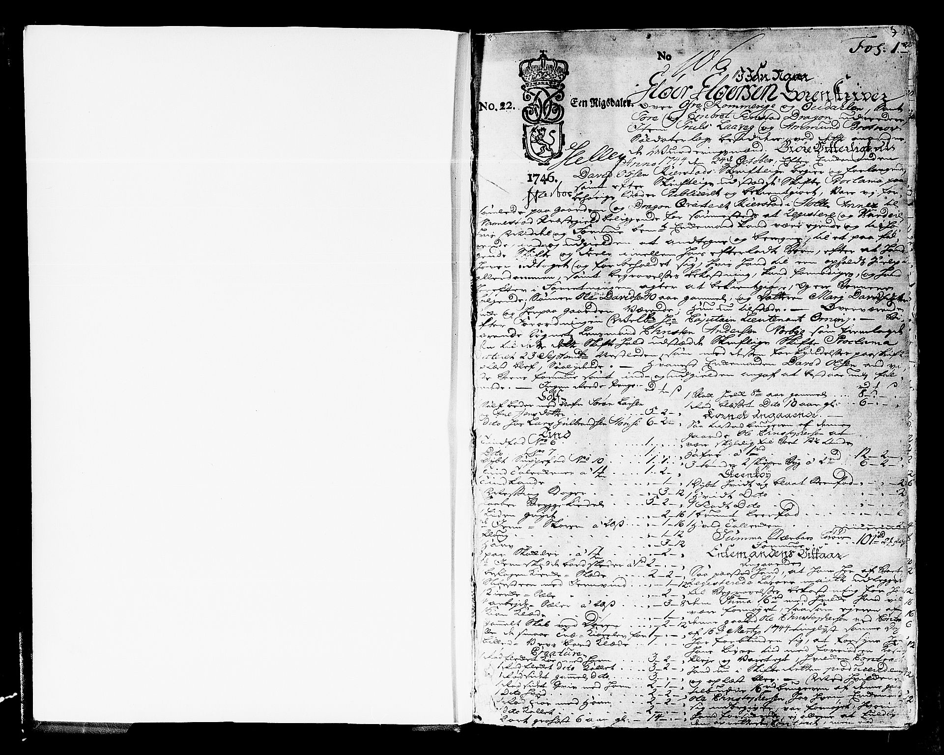 Øvre Romerike sorenskriveri, SAO/A-10649/H/Hb/L0006: Skifteprotokoll nr. 6, 1744-1751, p. 0b-1a