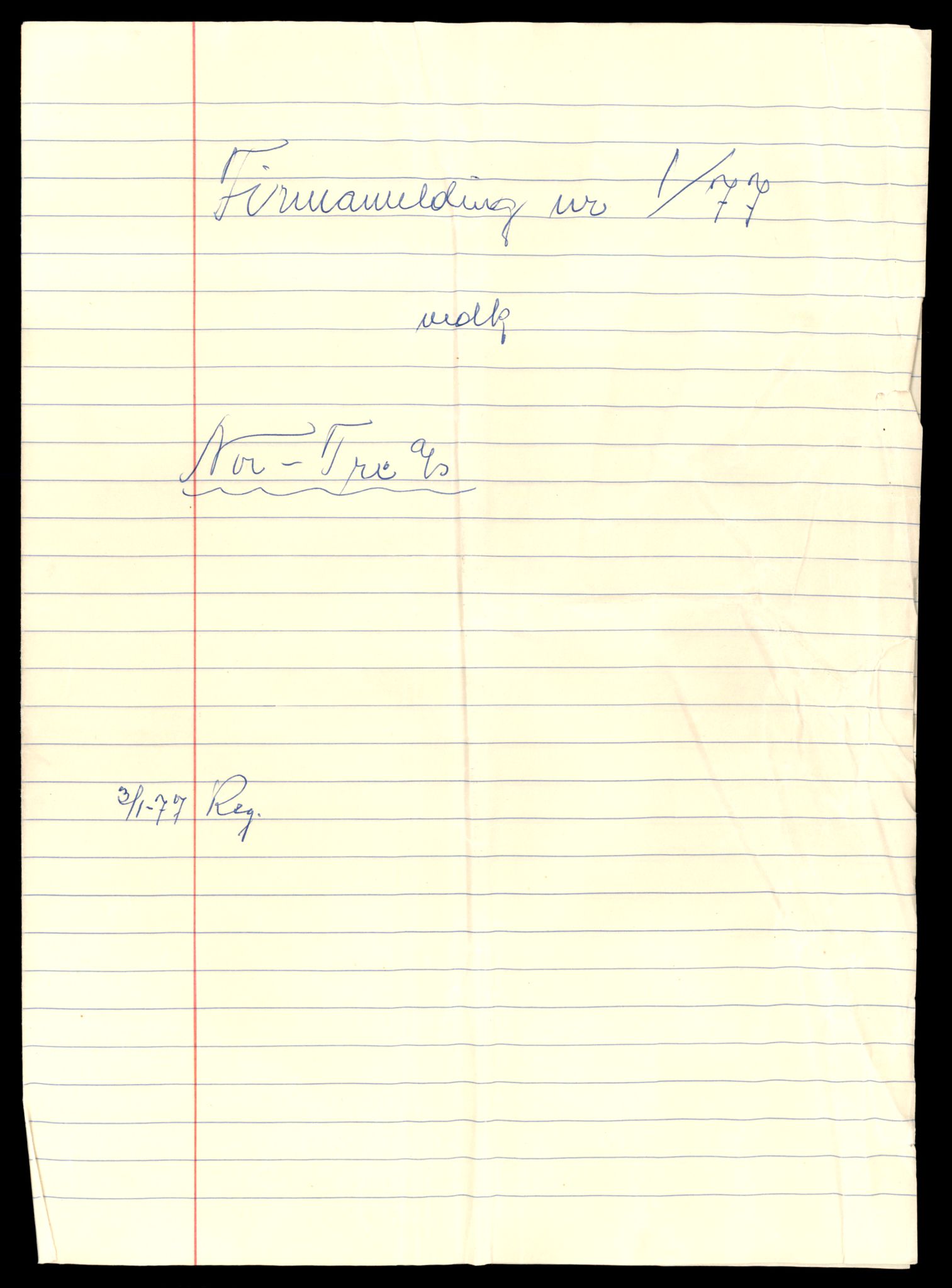 Heggen og Frøland tingrett, AV/SAT-A-10208/K/Kb/Kba/L0012: Enkeltmannsforetak, aksjeselskap og andelslag,1977-39/1978, 1977-1978