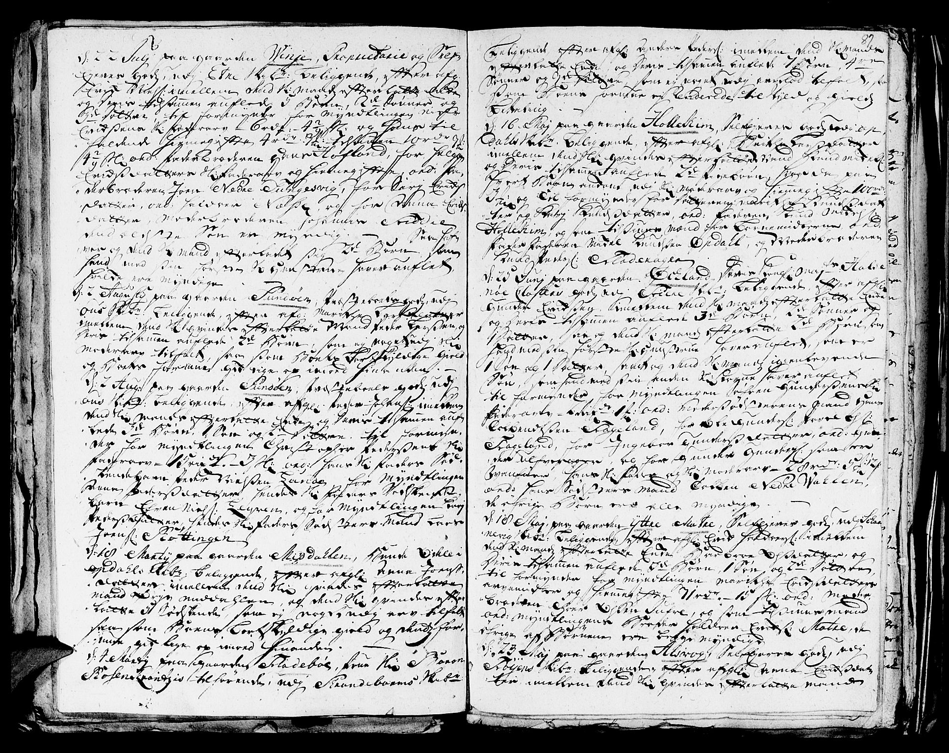 Stiftamtmannen i Bergen, AV/SAB-A-100006/F/Fd/Fdd/0001 / Lnr. 1970 - Sunnhordland, 1731-1745, p. 86b-87a