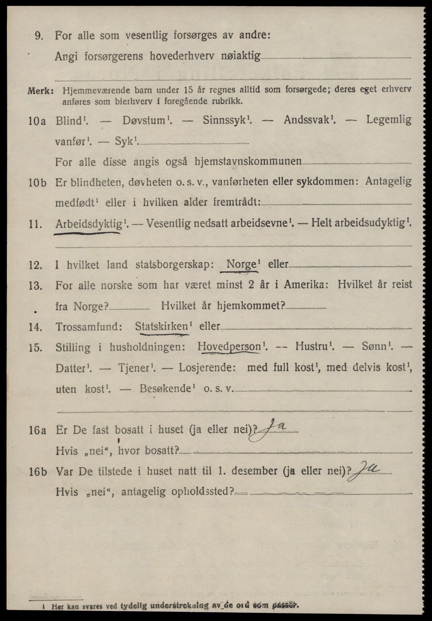 SAT, 1920 census for Grytten, 1920, p. 4149