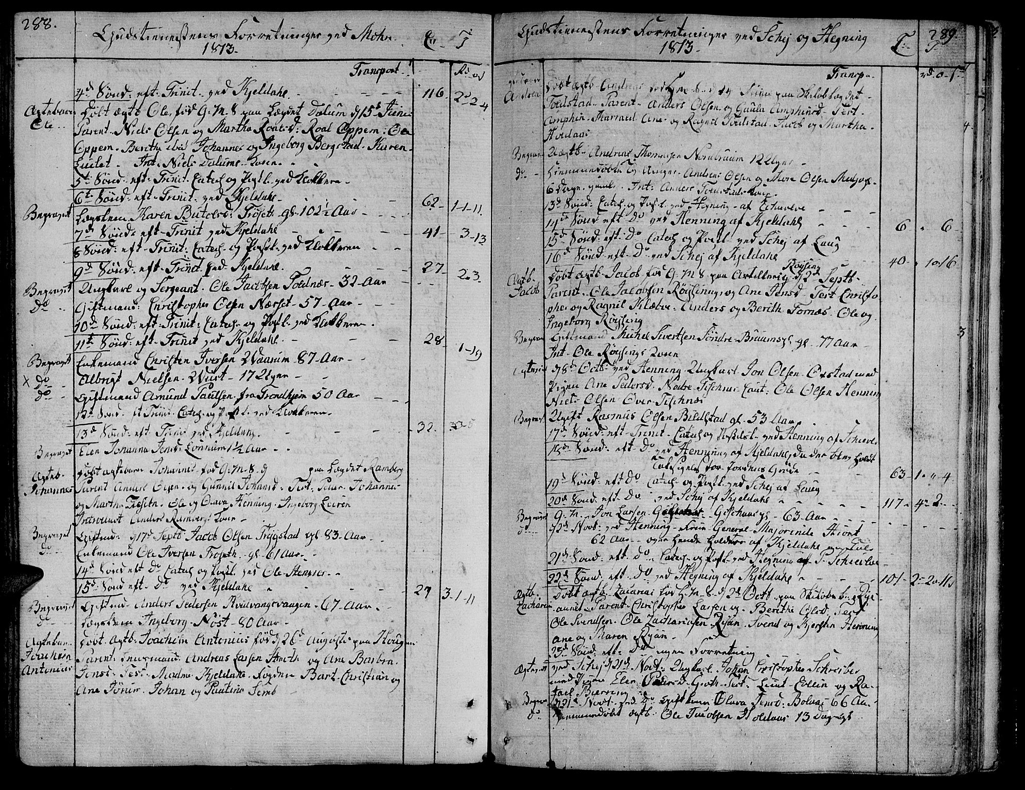 Ministerialprotokoller, klokkerbøker og fødselsregistre - Nord-Trøndelag, SAT/A-1458/735/L0332: Parish register (official) no. 735A03, 1795-1816, p. 288-289