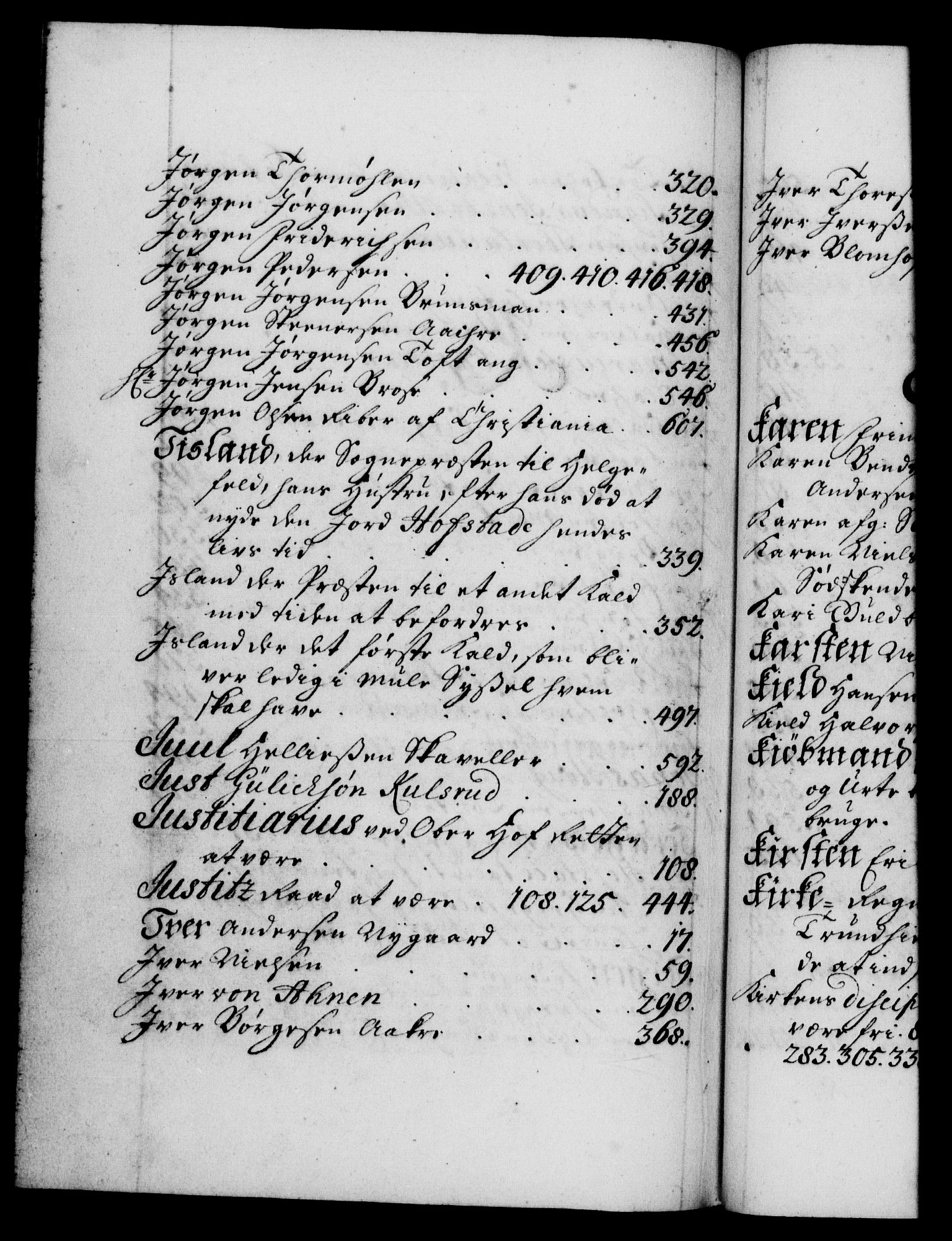 Danske Kanselli 1572-1799, AV/RA-EA-3023/F/Fc/Fca/Fcaa/L0019: Norske registre, 1704-1707