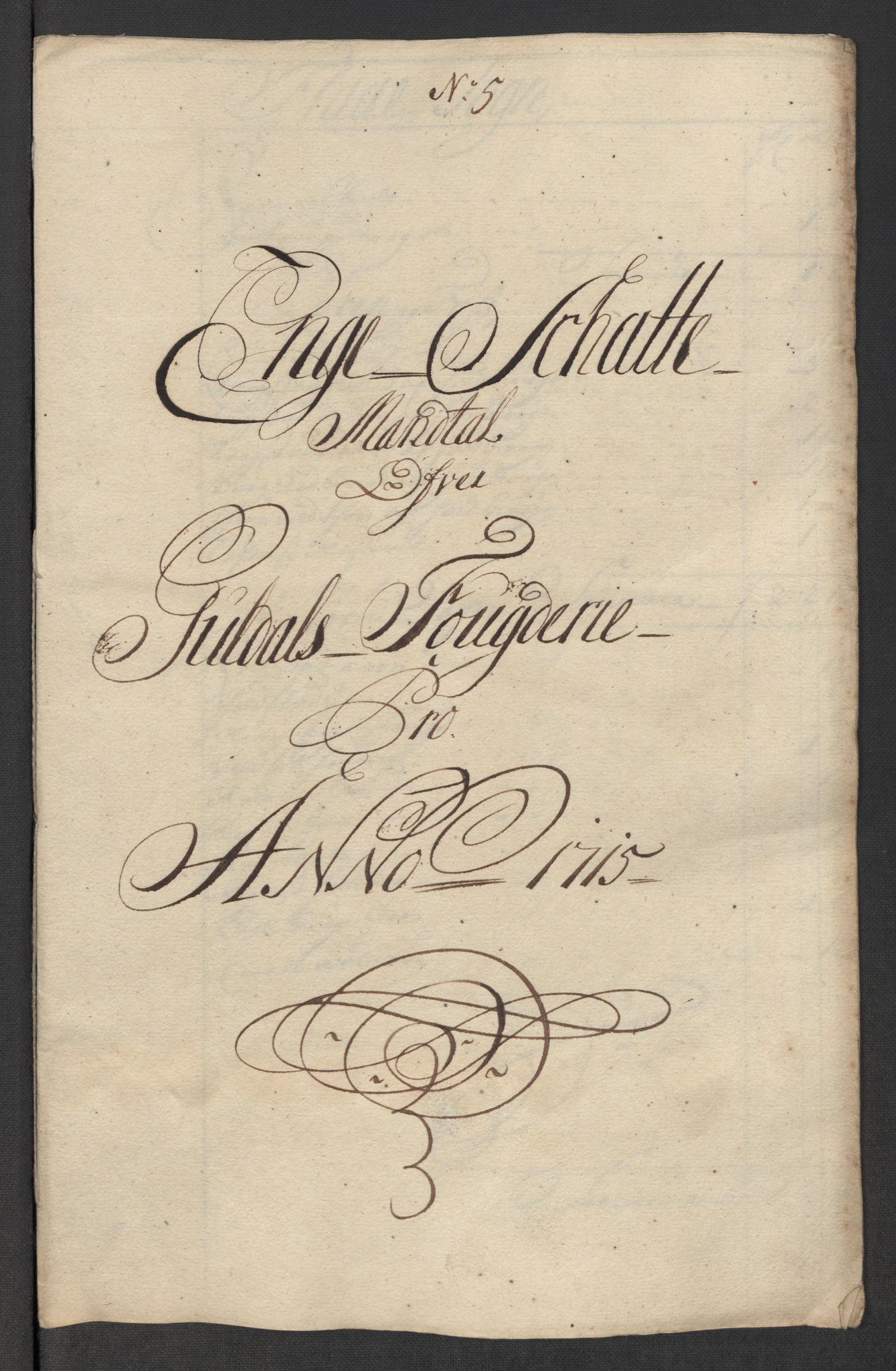 Rentekammeret inntil 1814, Reviderte regnskaper, Fogderegnskap, AV/RA-EA-4092/R60/L3966: Fogderegnskap Orkdal og Gauldal, 1715, p. 312