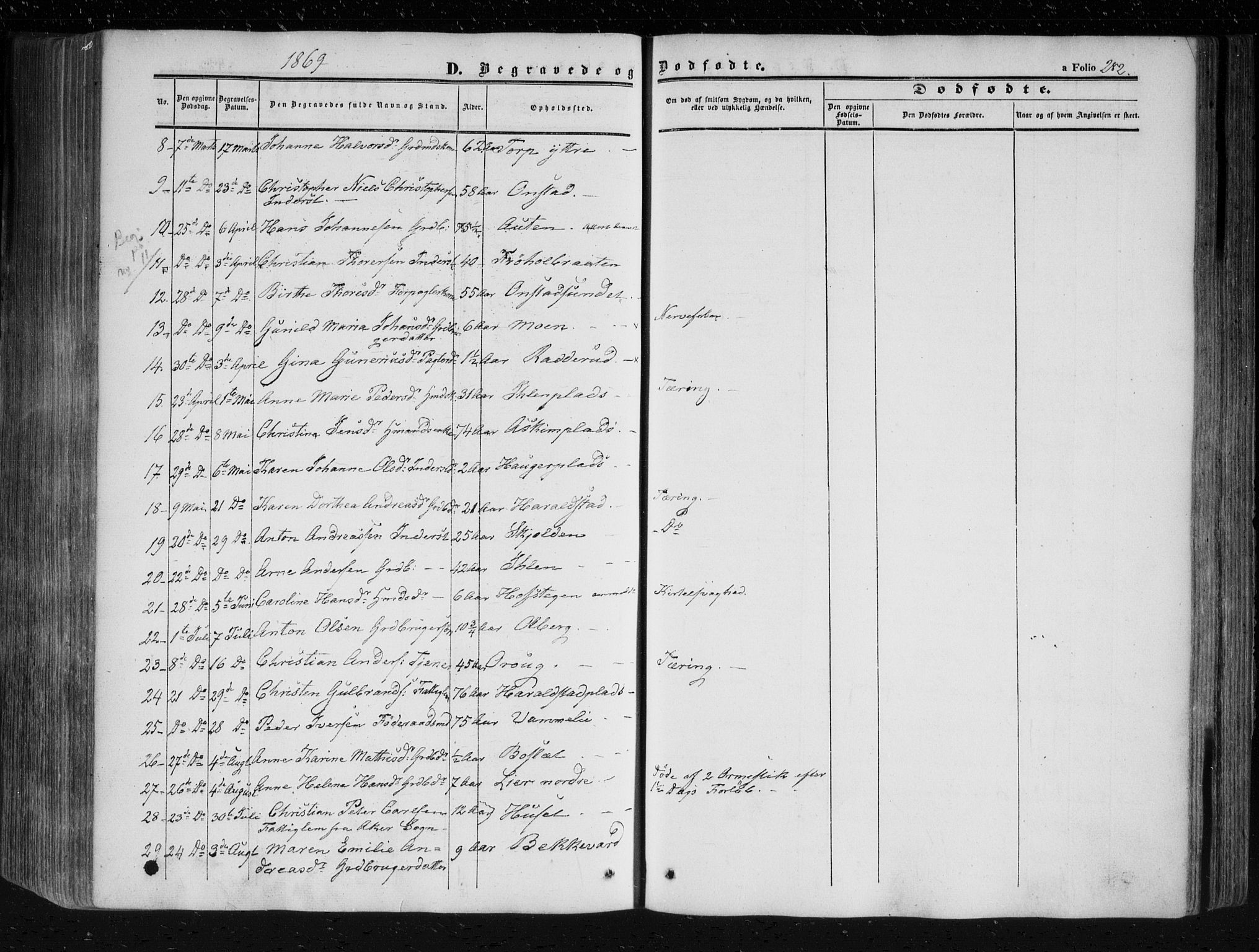 Askim prestekontor Kirkebøker, AV/SAO-A-10900/F/Fa/L0005: Parish register (official) no. 5, 1847-1879, p. 282