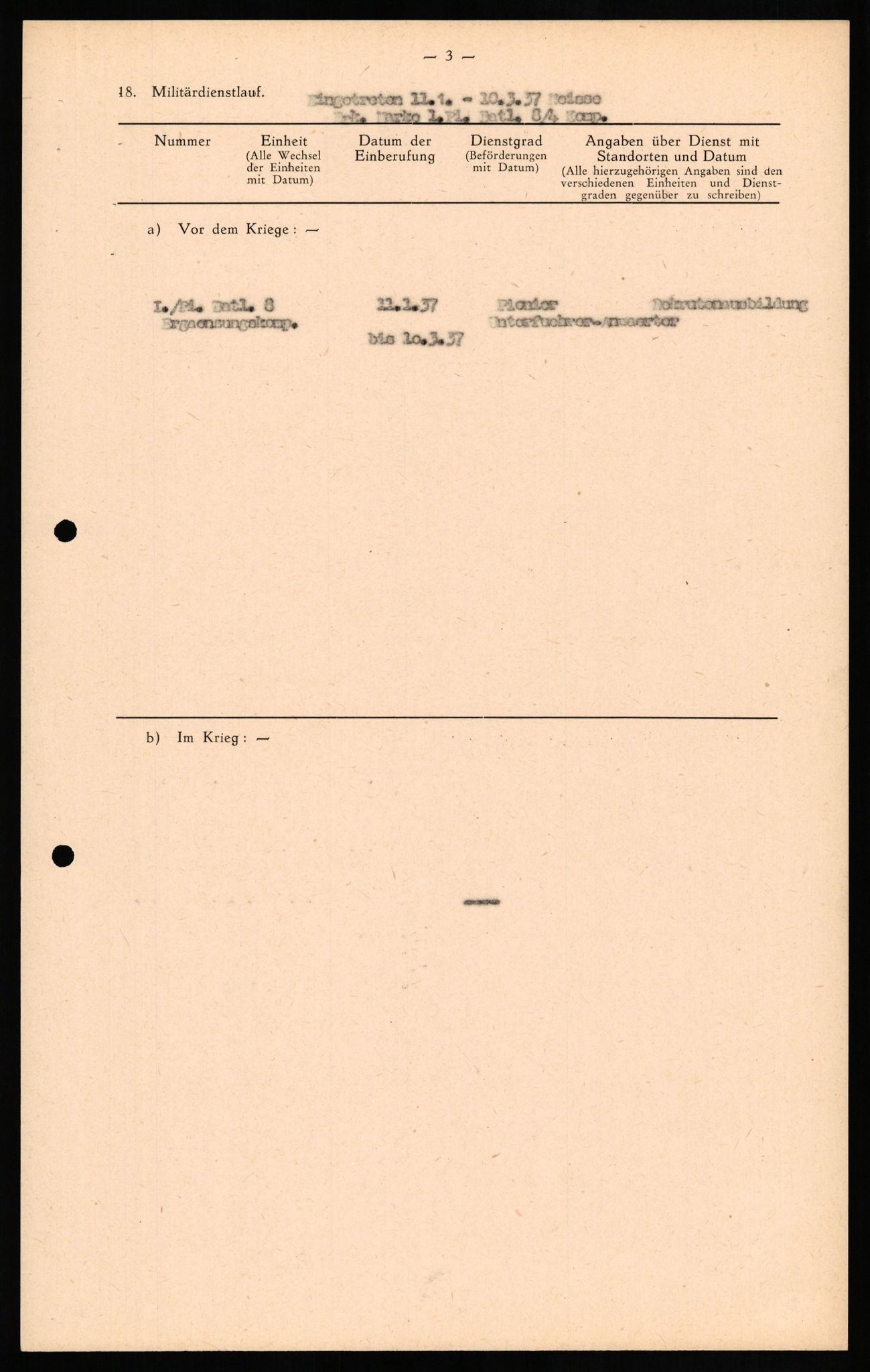 Forsvaret, Forsvarets overkommando II, RA/RAFA-3915/D/Db/L0017: CI Questionaires. Tyske okkupasjonsstyrker i Norge. Tyskere., 1945-1946, p. 117