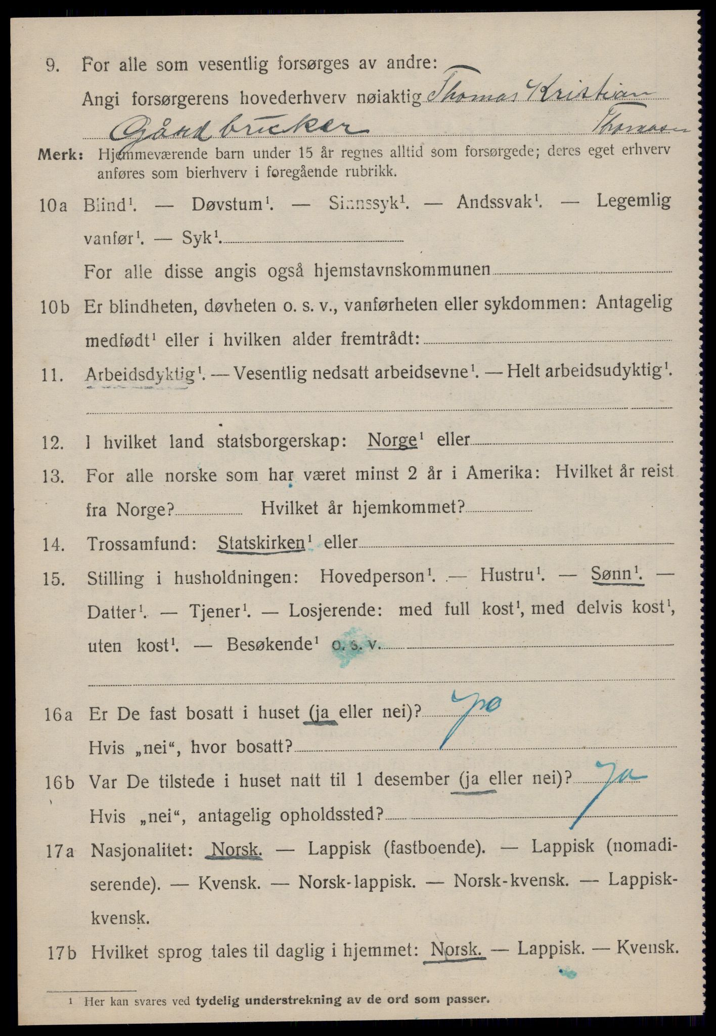 SAT, 1920 census for Roan, 1920, p. 2934