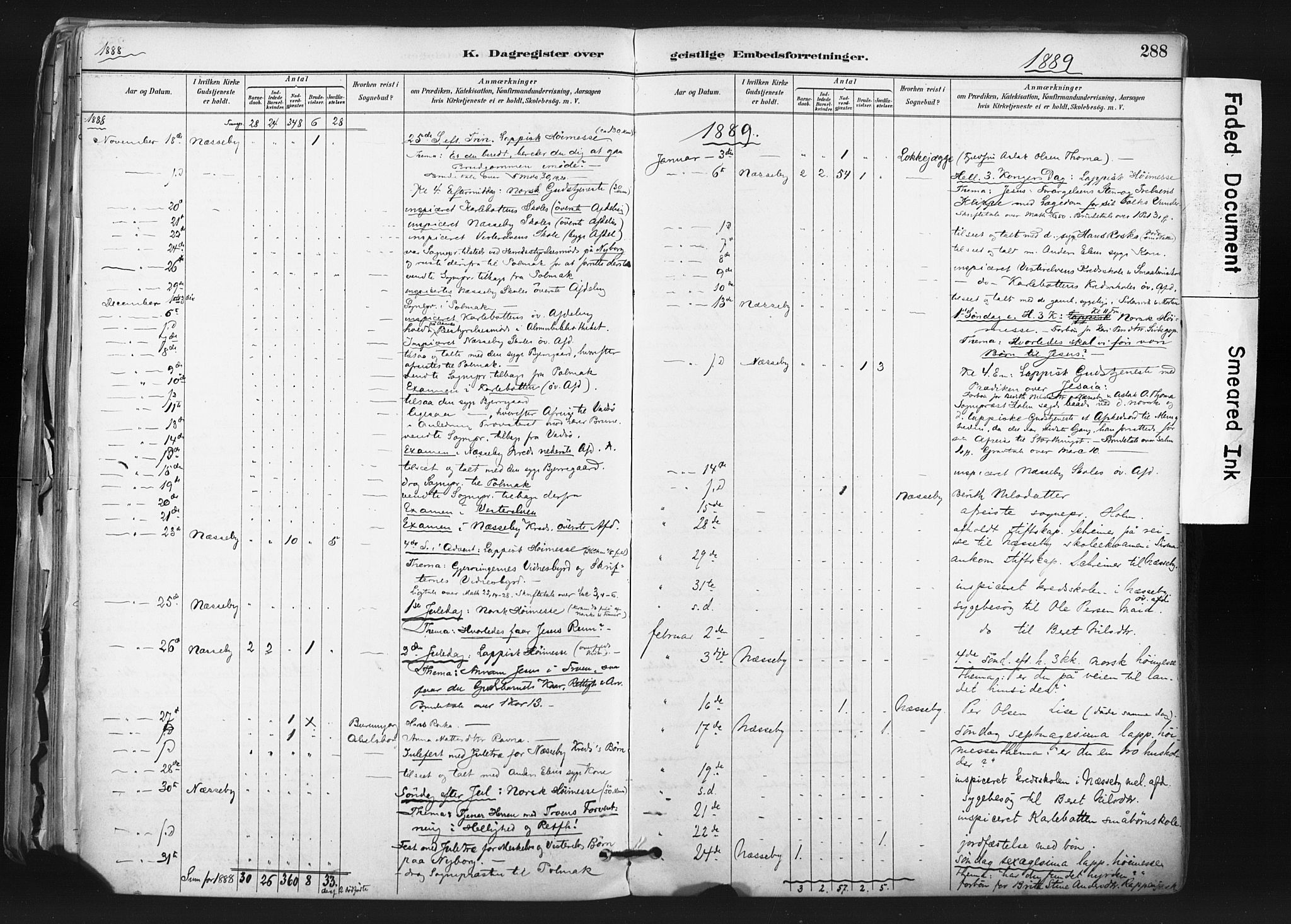 Nesseby sokneprestkontor, AV/SATØ-S-1330/H/Ha/L0006kirke: Parish register (official) no. 6, 1885-1985, p. 288