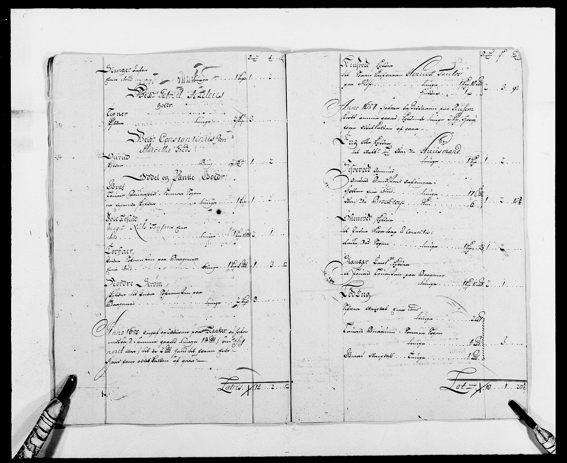 Rentekammeret inntil 1814, Reviderte regnskaper, Fogderegnskap, AV/RA-EA-4092/R02/L0106: Fogderegnskap Moss og Verne kloster, 1688-1691, p. 108