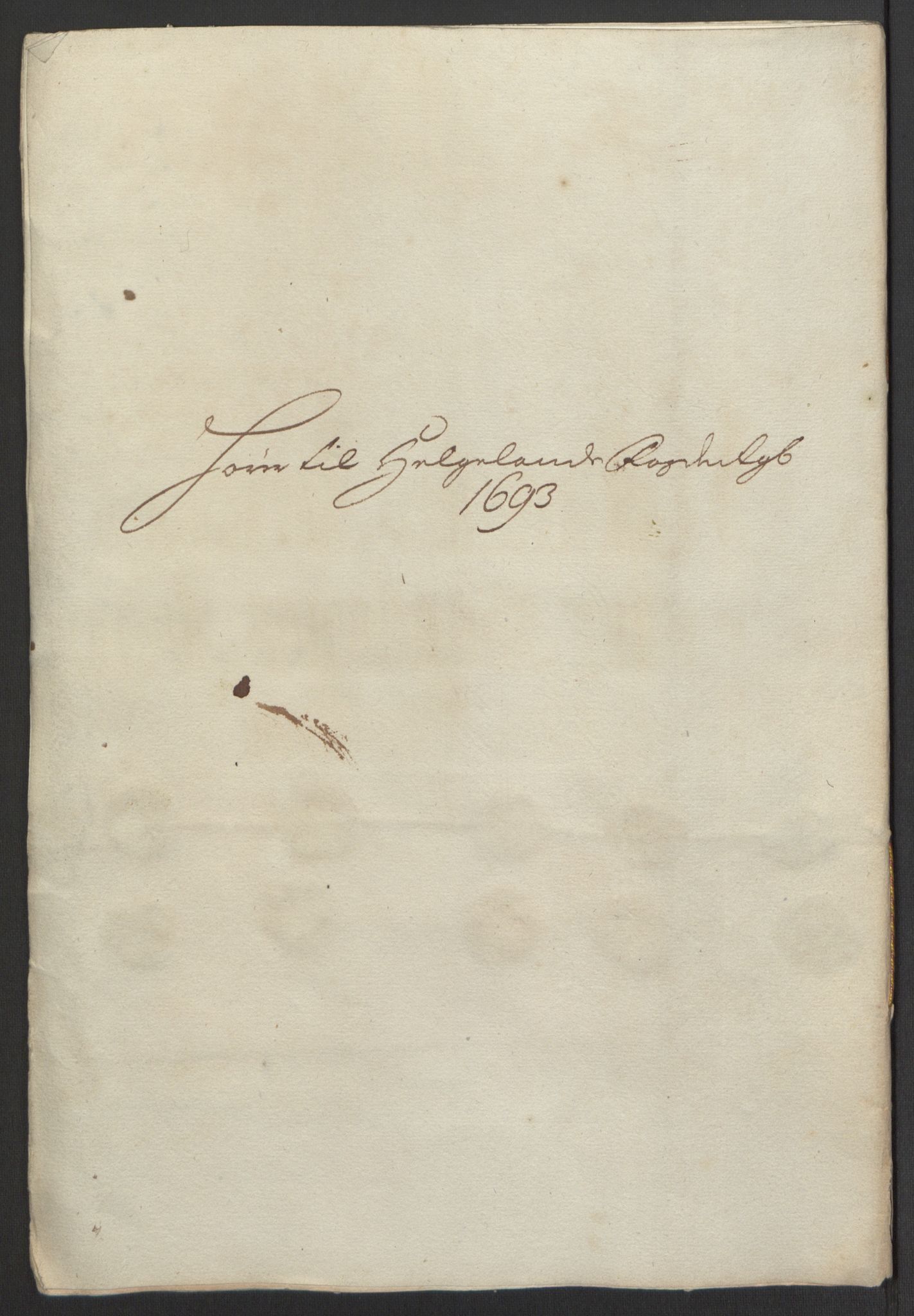 Rentekammeret inntil 1814, Reviderte regnskaper, Fogderegnskap, RA/EA-4092/R65/L4505: Fogderegnskap Helgeland, 1693-1696, p. 89