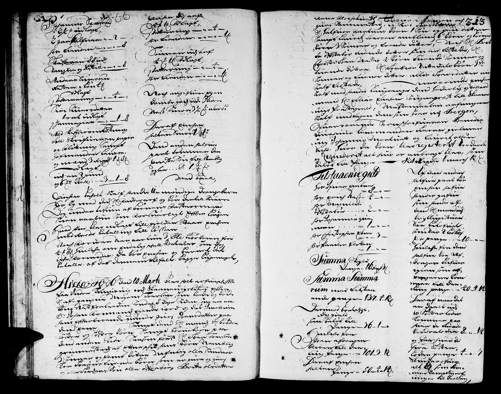 Sunnhordland sorenskrivar, AV/SAB-A-2401/1/H/Ha/Haa/L0002: Skifteprotokollar. Register på kort. Fol 290- ut, 1695-1699, p. 312b-313a
