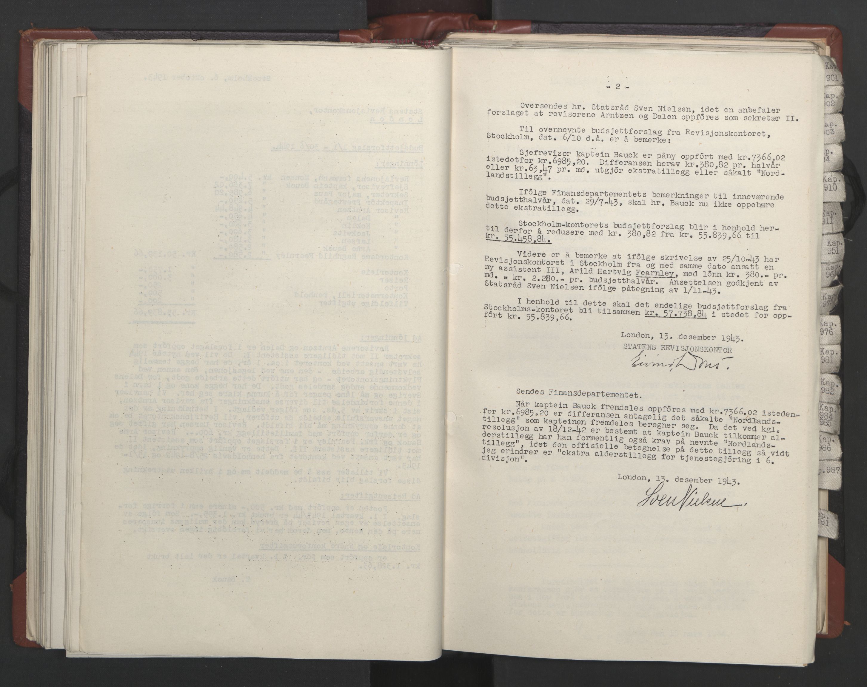 Statsrådssekretariatet, AV/RA-S-1001/A/Ac/L0124: Kgl. res. 14/1-30/6, 1944, p. 152