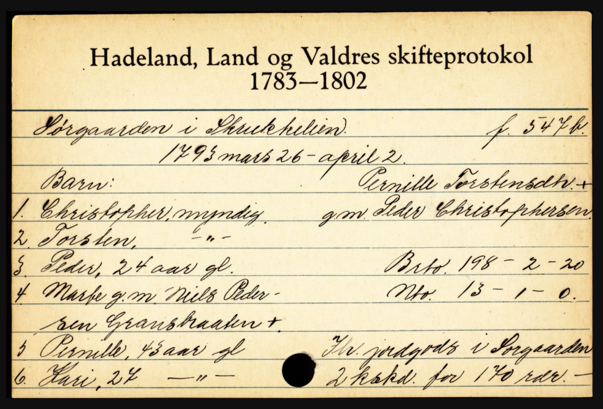 Hadeland og Land tingrett, SAH/TING-010/J, 1659-1900, p. 7527