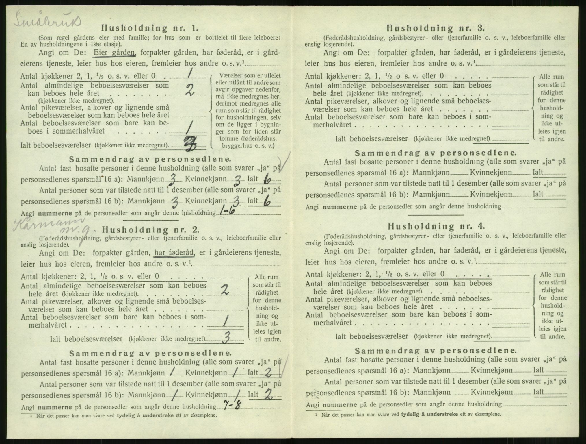 SAT, 1920 census for Norddal, 1920, p. 352