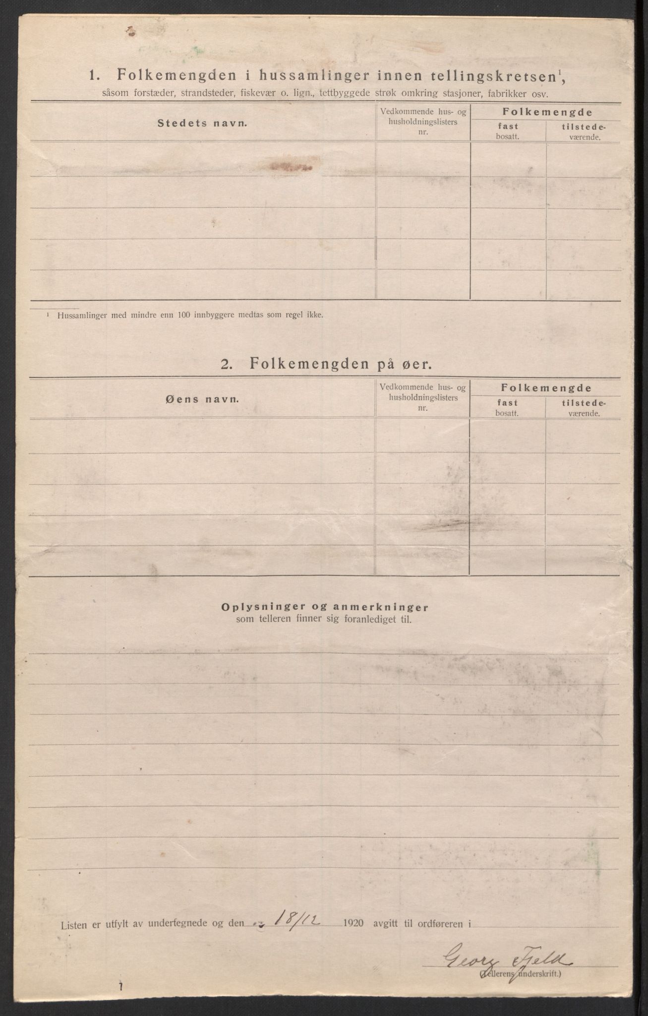 SAH, 1920 census for Vestre Toten, 1920, p. 13