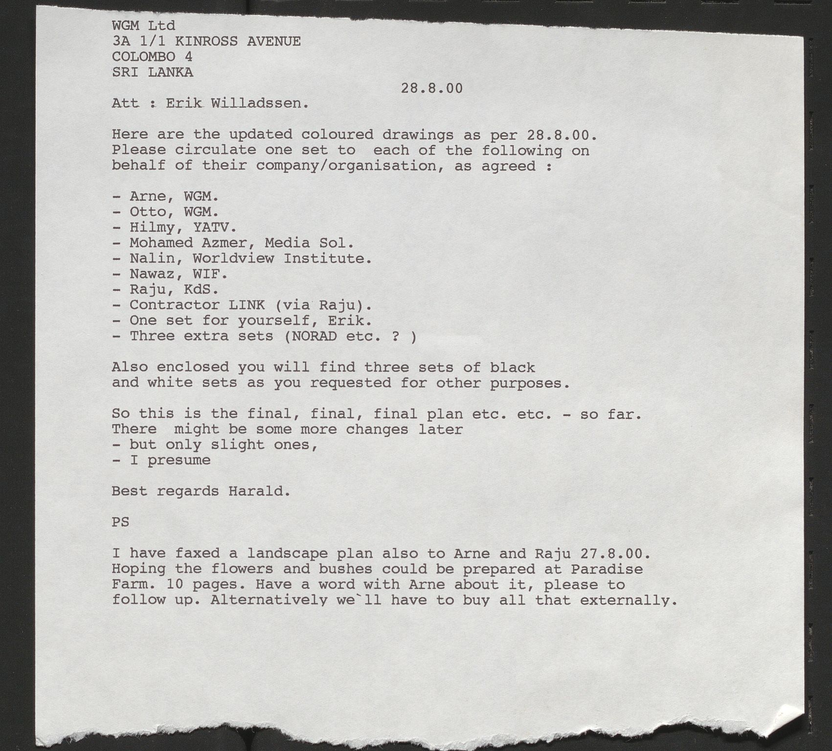 Pa 0858 - Harald N. Røstvik, AV/SAST-A-102660/E/Ea/L0047: Items - Drawings and leaflets, 1992, p. 130