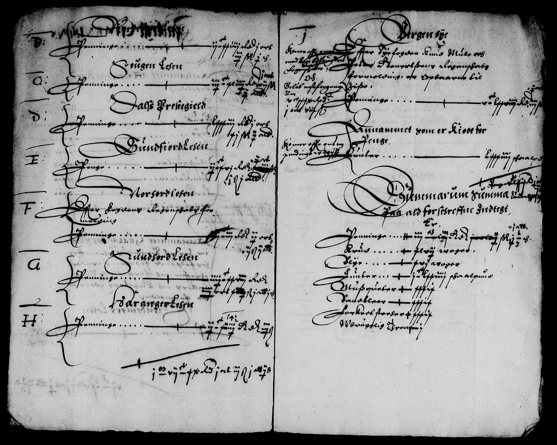 Rentekammeret inntil 1814, Reviderte regnskaper, Lensregnskaper, AV/RA-EA-5023/R/Rb/Rbt/L0069: Bergenhus len, 1634-1636