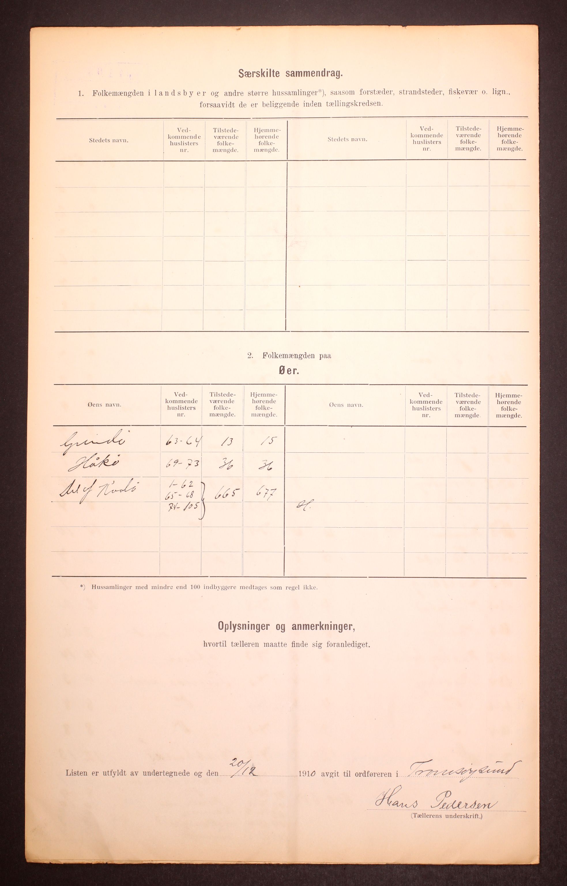 RA, 1910 census for Tromsøysund, 1910, p. 23