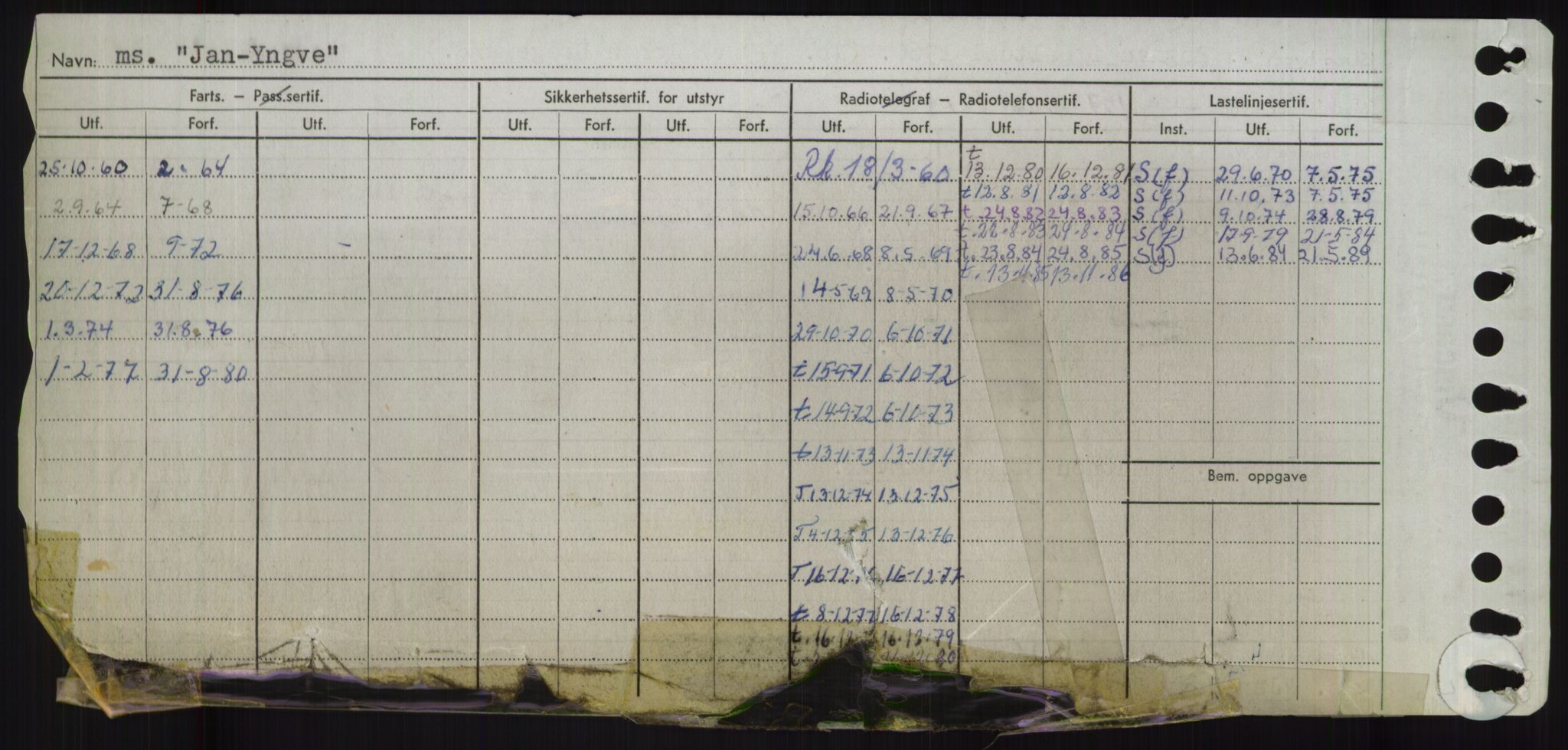 Sjøfartsdirektoratet med forløpere, Skipsmålingen, AV/RA-S-1627/H/Ha/L0003/0001: Fartøy, Hilm-Mar / Fartøy, Hilm-Kol, p. 448