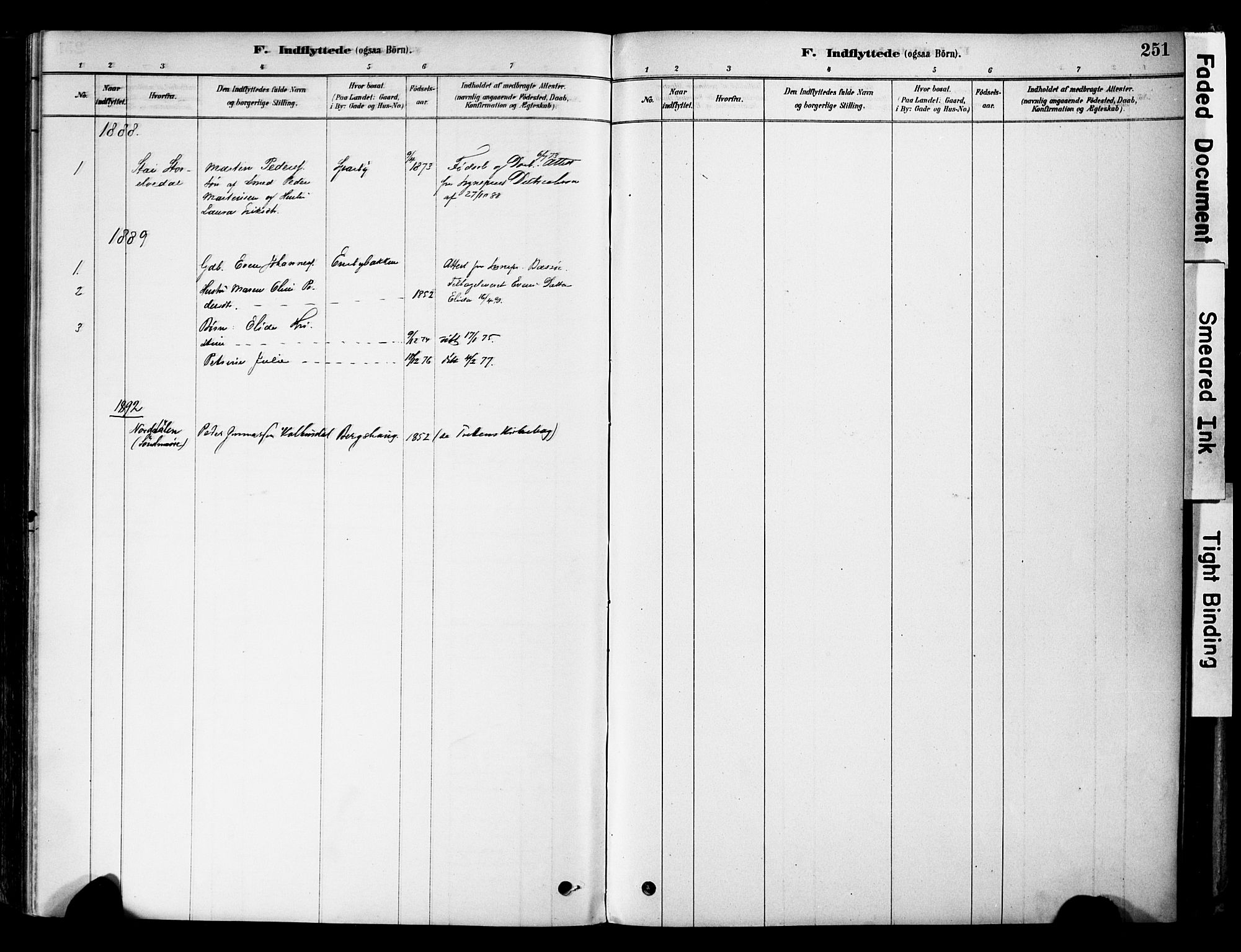 Øyer prestekontor, SAH/PREST-084/H/Ha/Haa/L0008: Parish register (official) no. 8, 1878-1897, p. 251