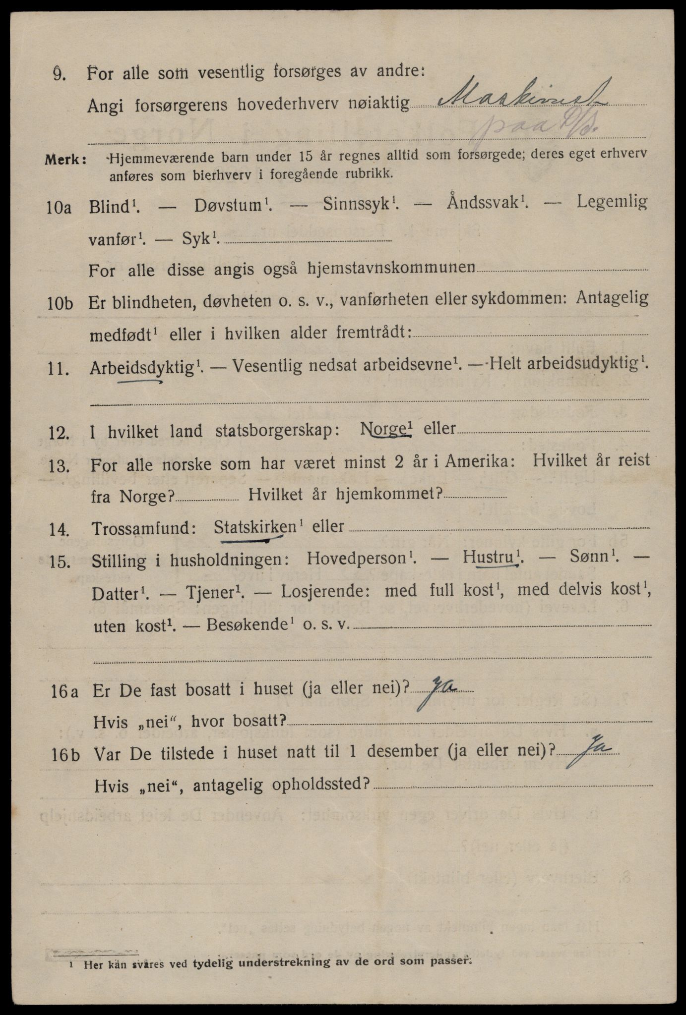 SAST, 1920 census for Stavanger, 1920, p. 47073